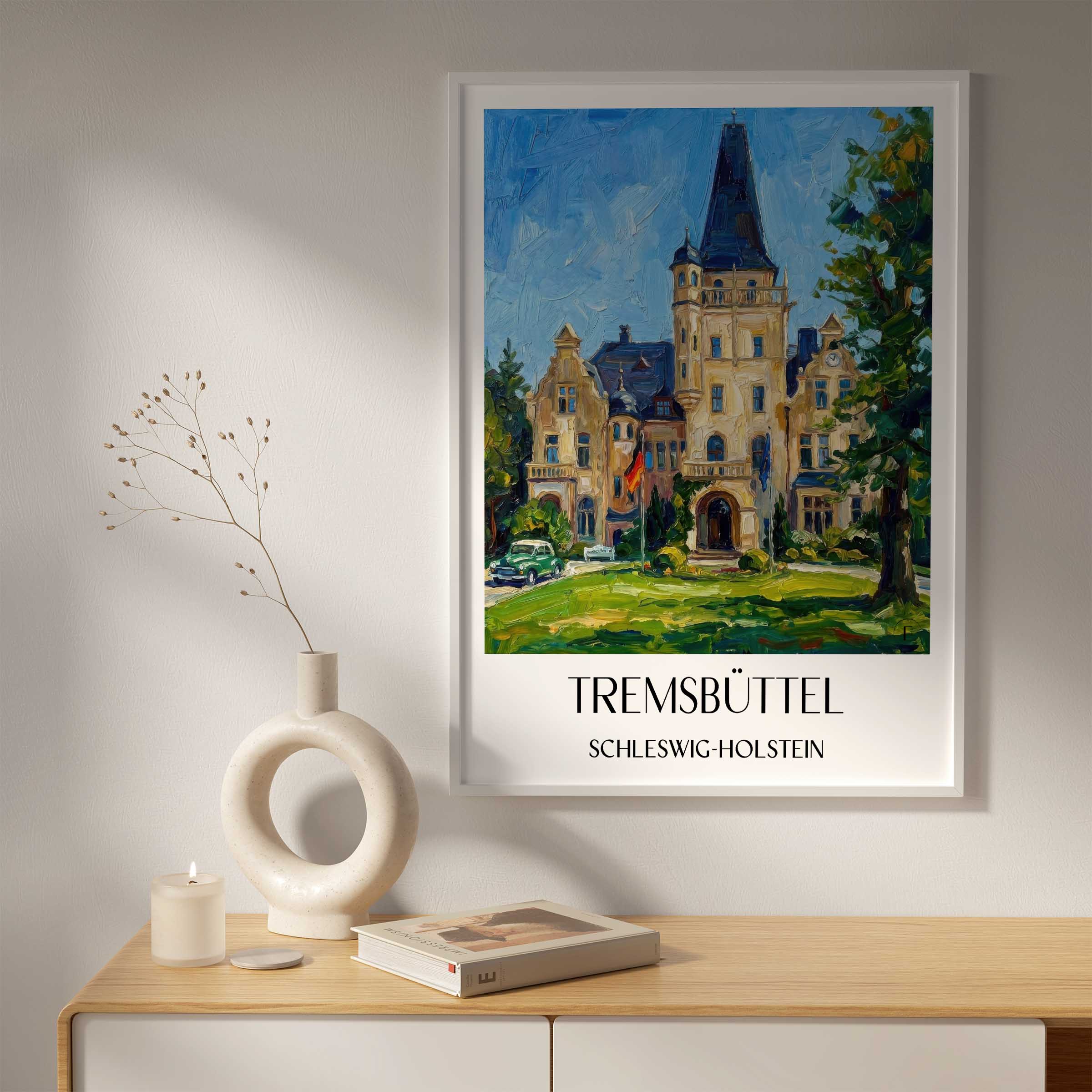 tremsbüttel-schleswig-holstein-deutschland-poster-oil-painting-oelgemaelde