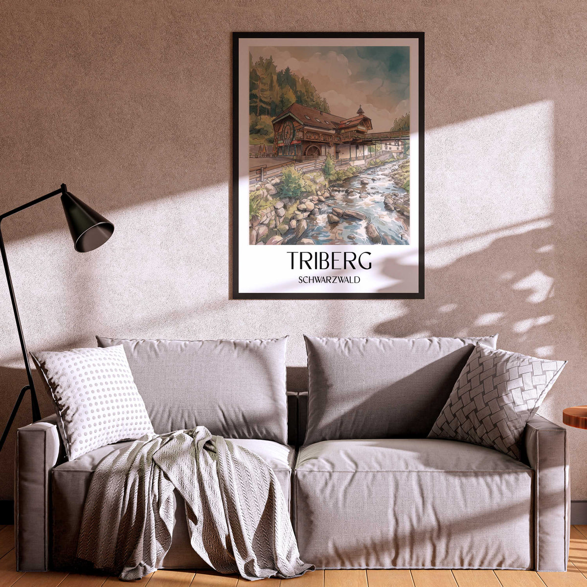 triberg-schwarzwald-deutschland-poster-aquarell
