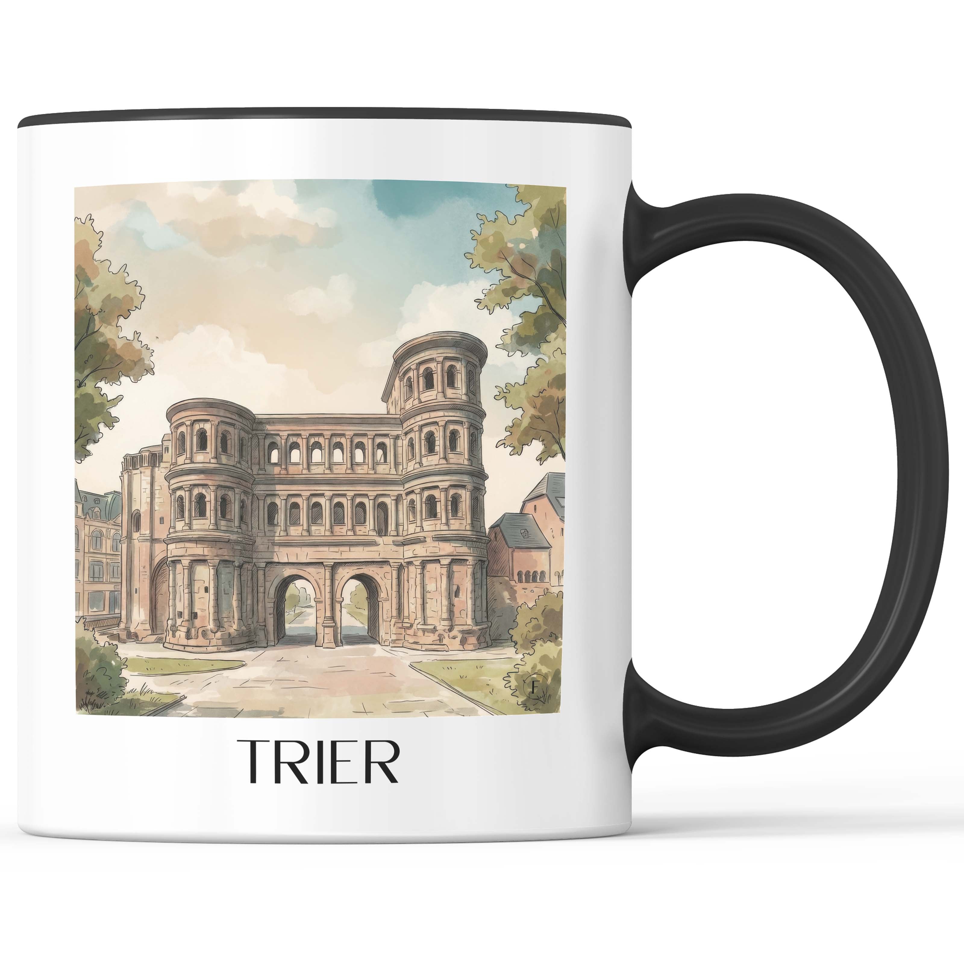 trier-deutschland-kaffeebecher-aquarell
