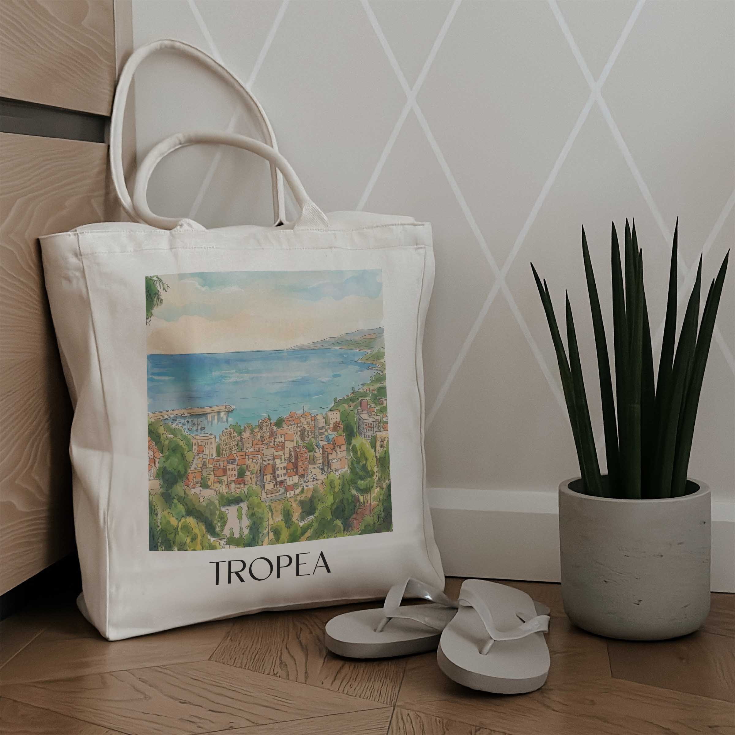 tropea-kalabrien-italien-einkaufstasche-aquarell