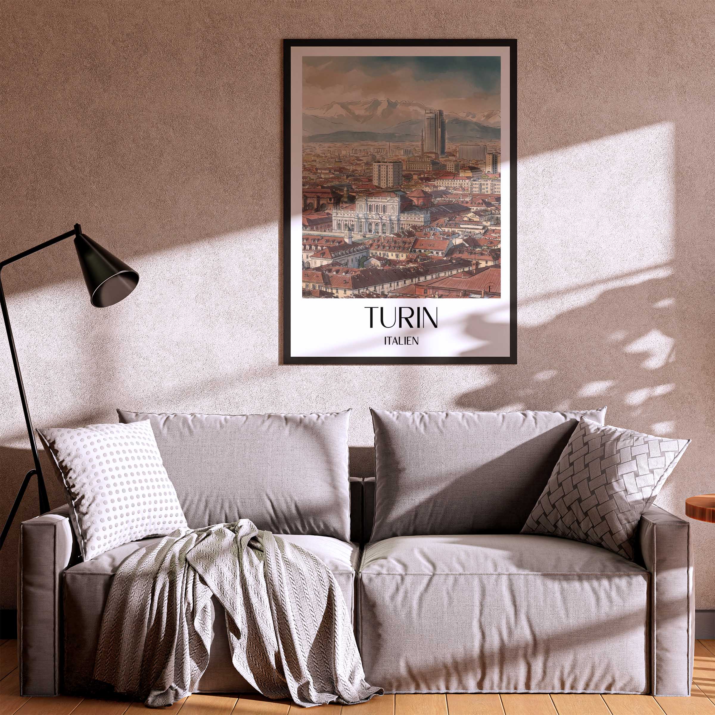 turin-italien-italien-poster-aquarell