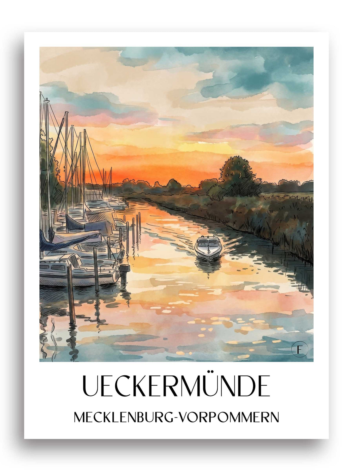 ueckermünde-mecklenburg-vorpommern-deutschland-poster-aquarell