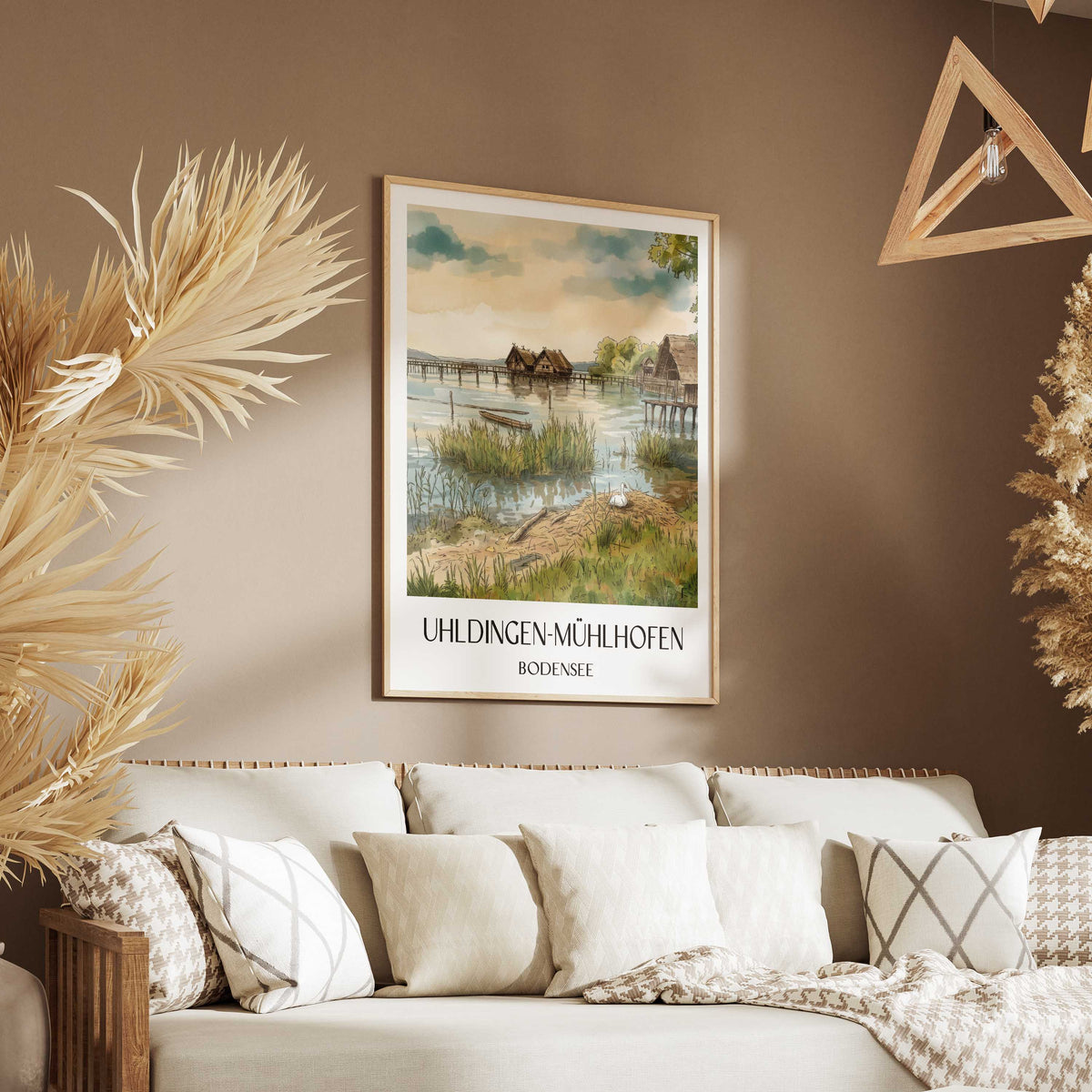 uhldingen-mühlhofen-bodensee-deutschland-poster-aquarell