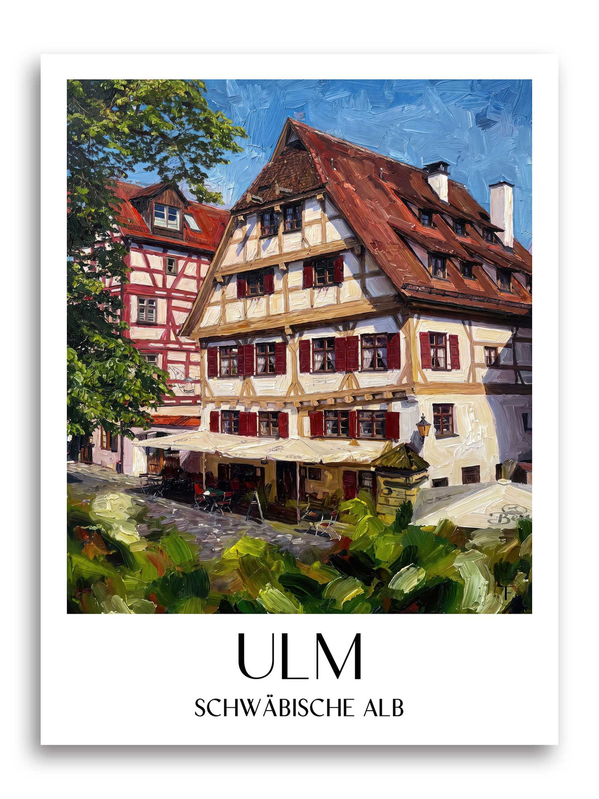 ulm-schwäbische-alb-deutschland-poster-oil-painting-oelgemaelde