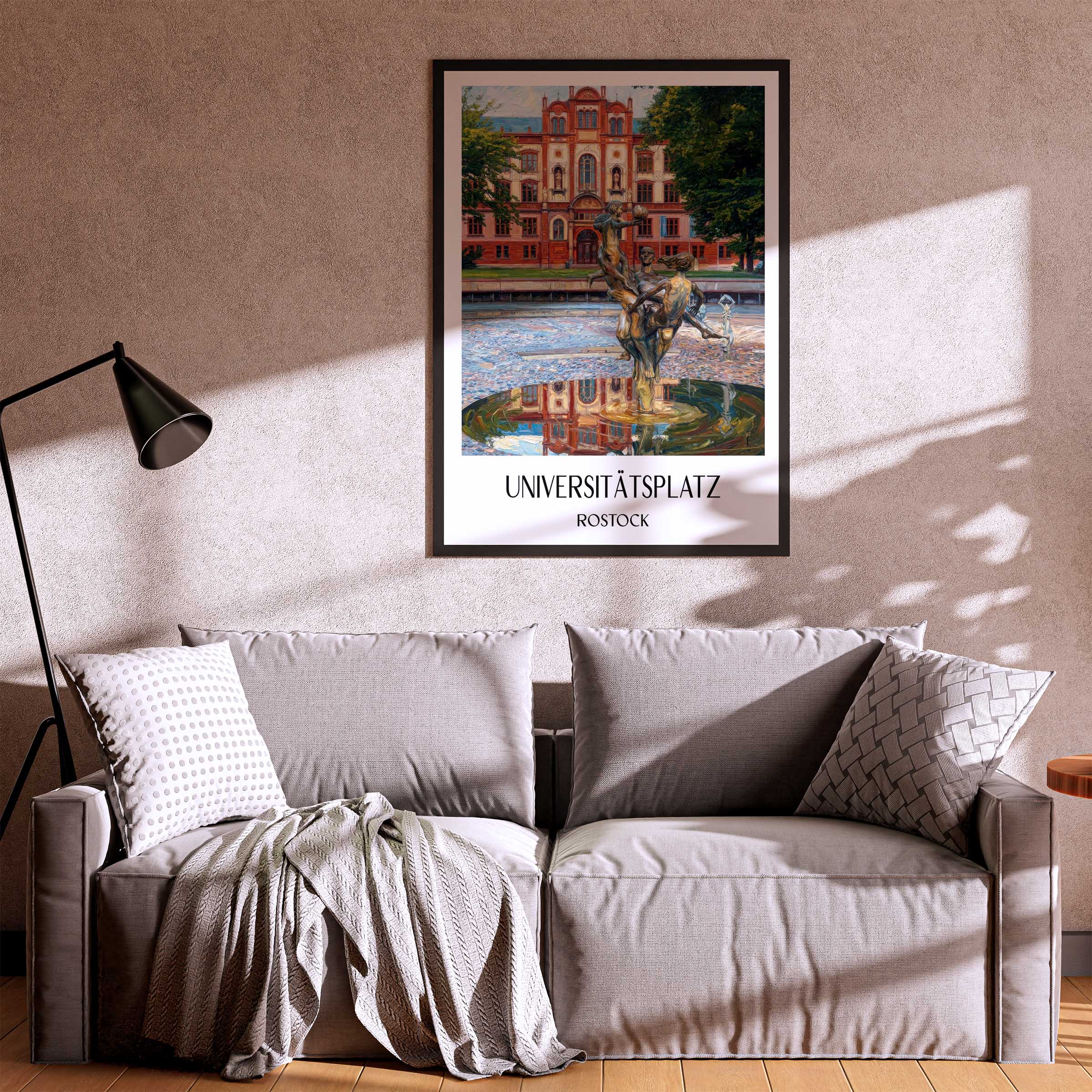universitätsplatz-rostock-deutschland-poster-oil-painting-oelgemaelde