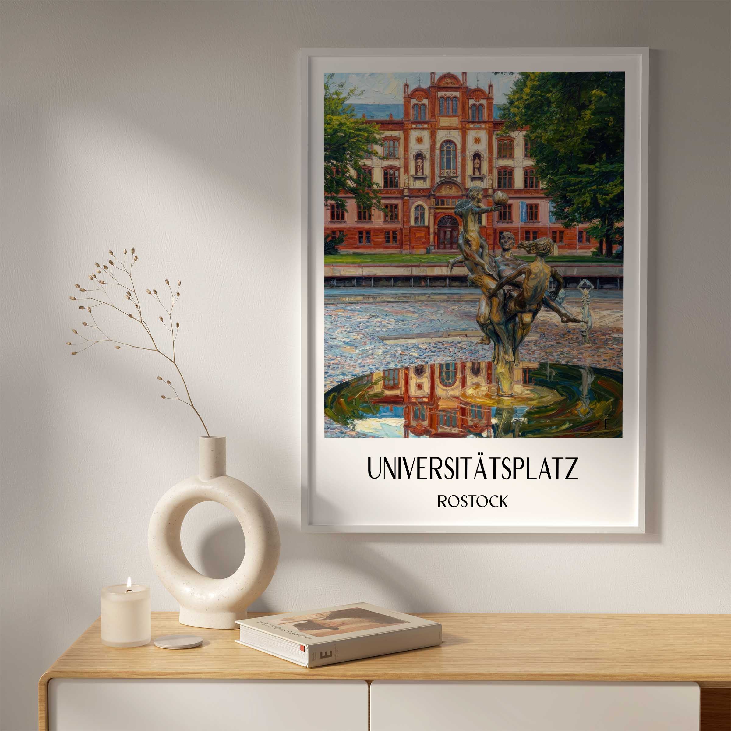 universitätsplatz-rostock-deutschland-poster-oil-painting-oelgemaelde