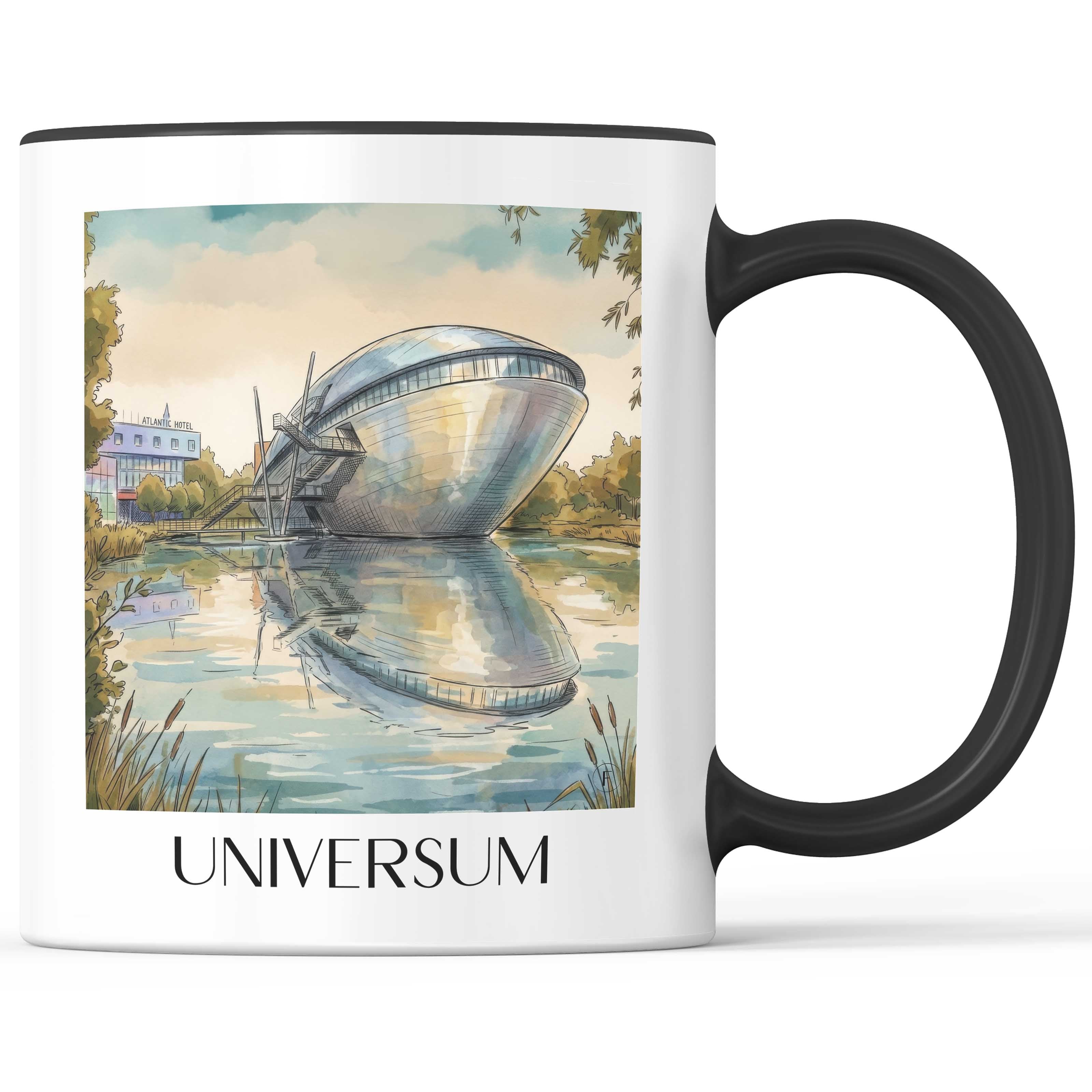 universum-bremen-deutschland-kaffeebecher-aquarell