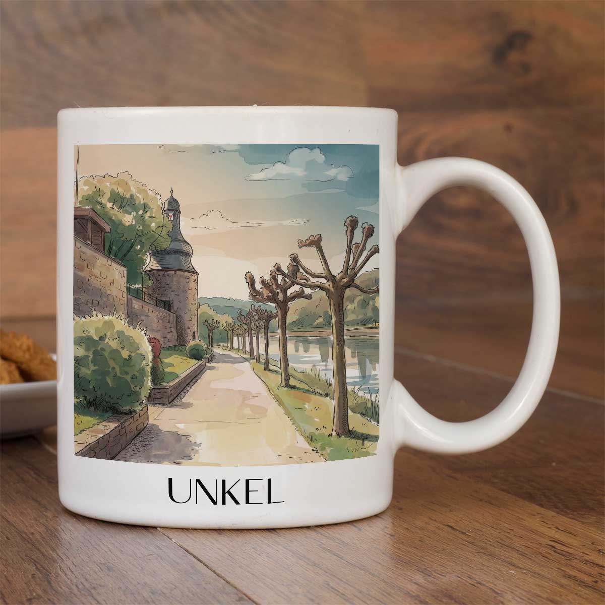 unkel-mittelrhein-deutschland-kaffeebecher-aquarell