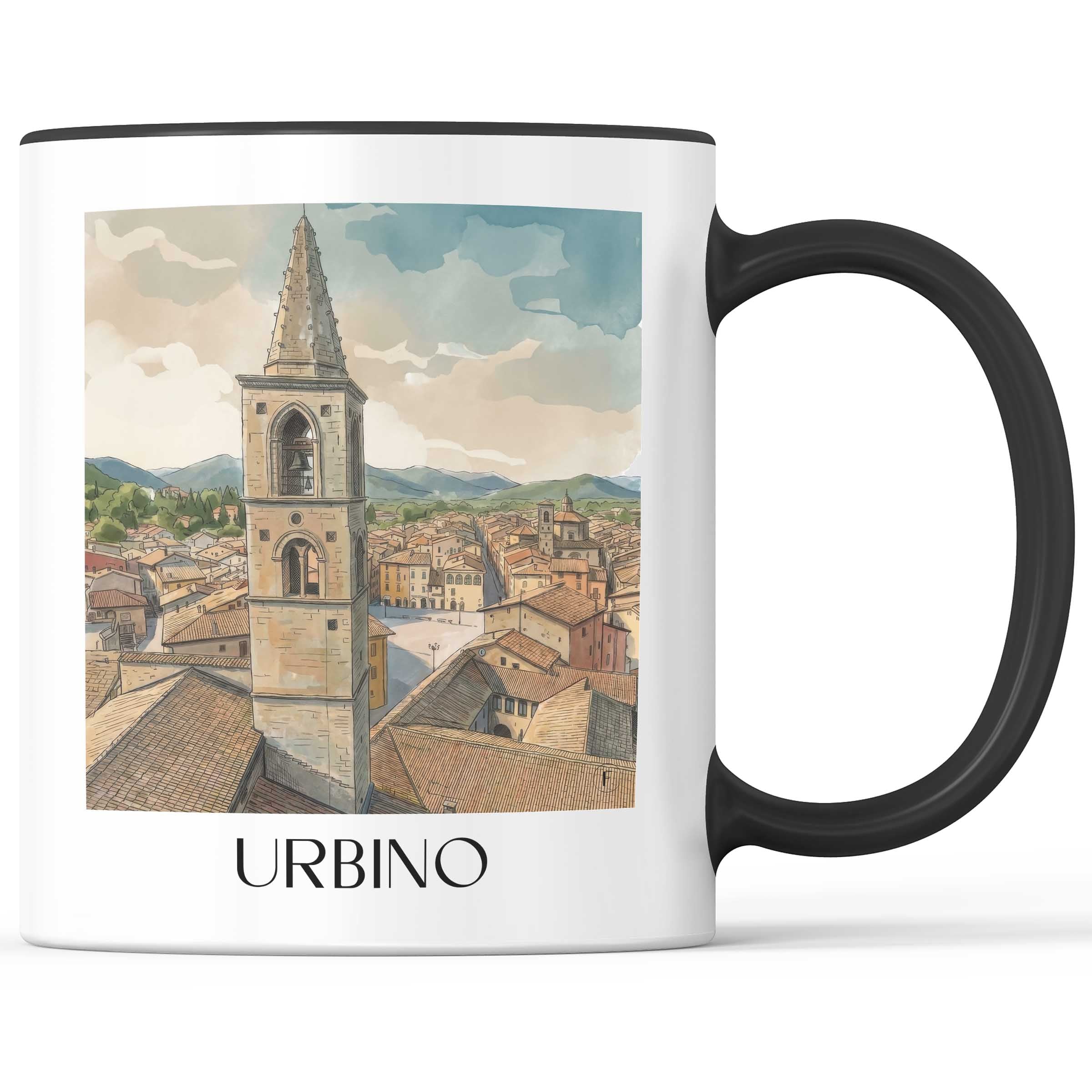 urbino-marken-italien-kaffeebecher-aquarell