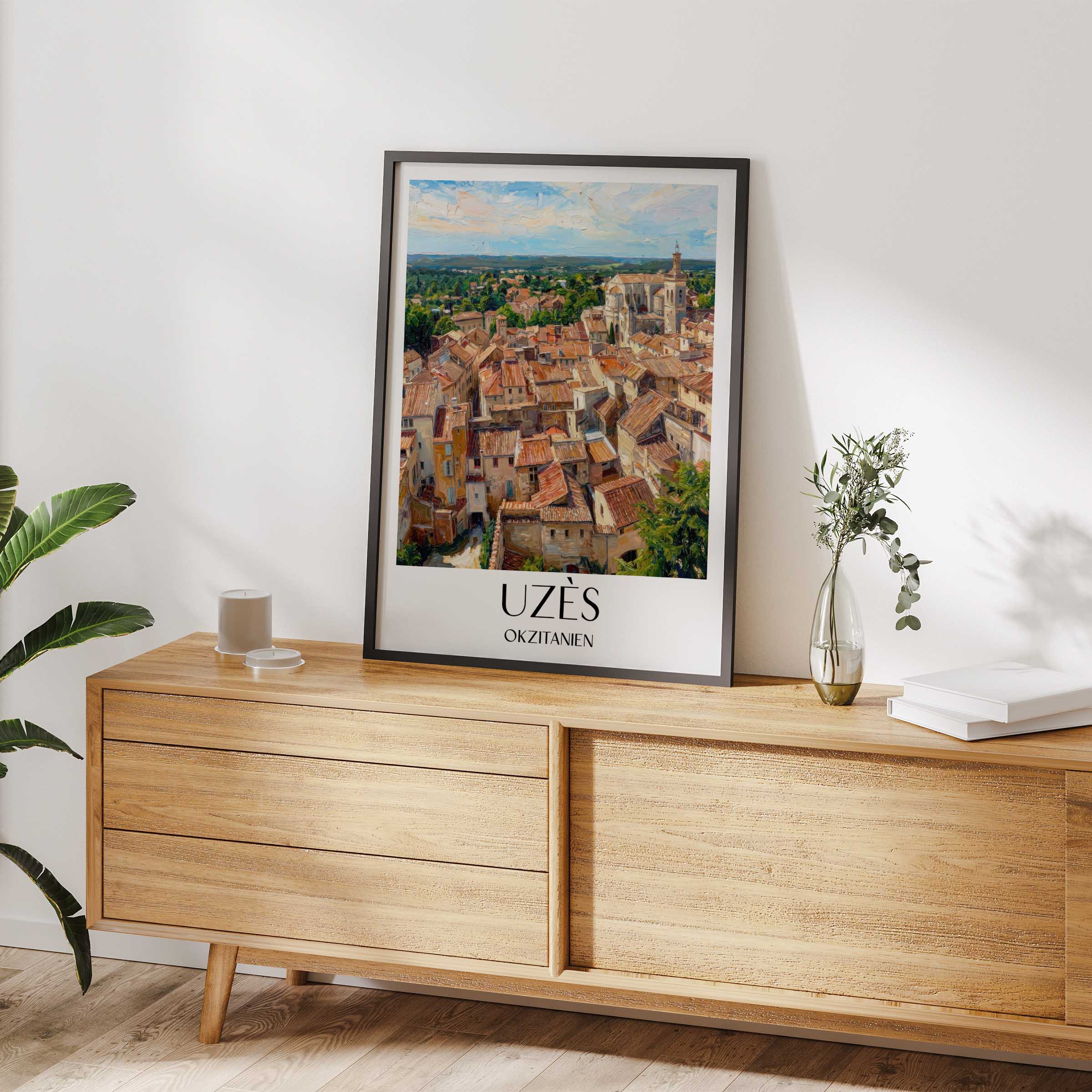 uzès-okzitanien--frankreich-poster-oil-painting-oelgemaelde