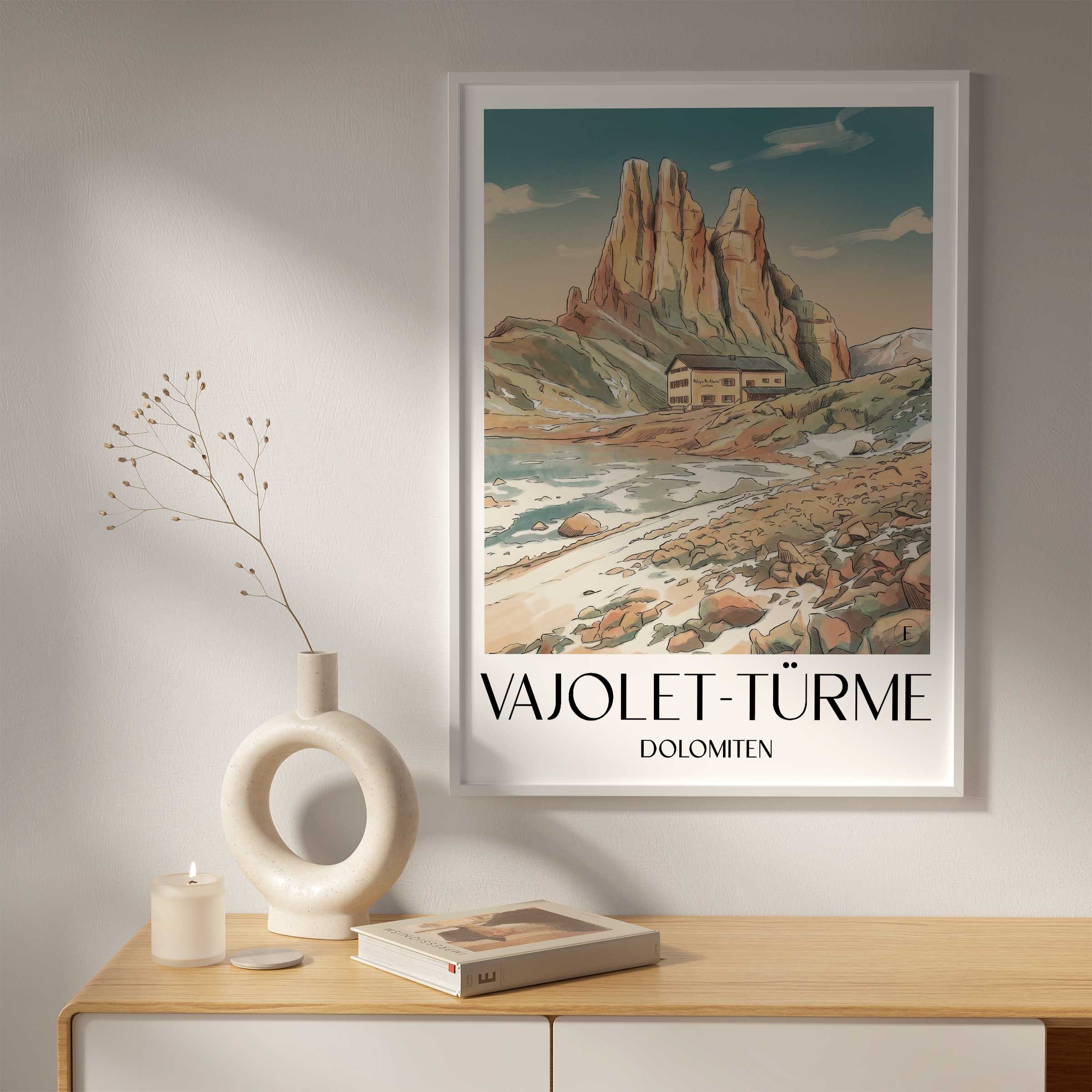 vajolet-türme-dolomiten-italien-poster-aquarell