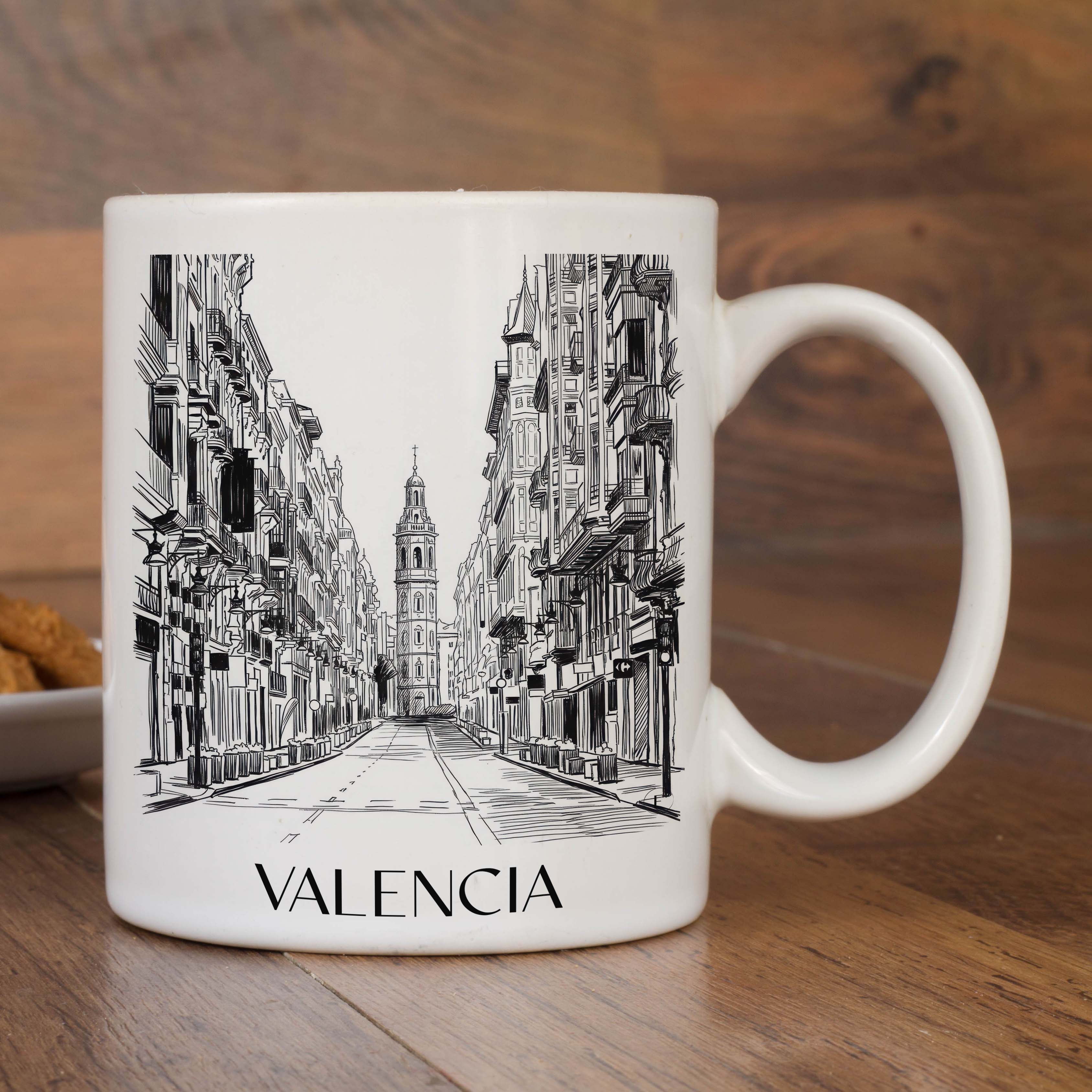 valencia-spanien-spanien-kaffeebecher-skizze