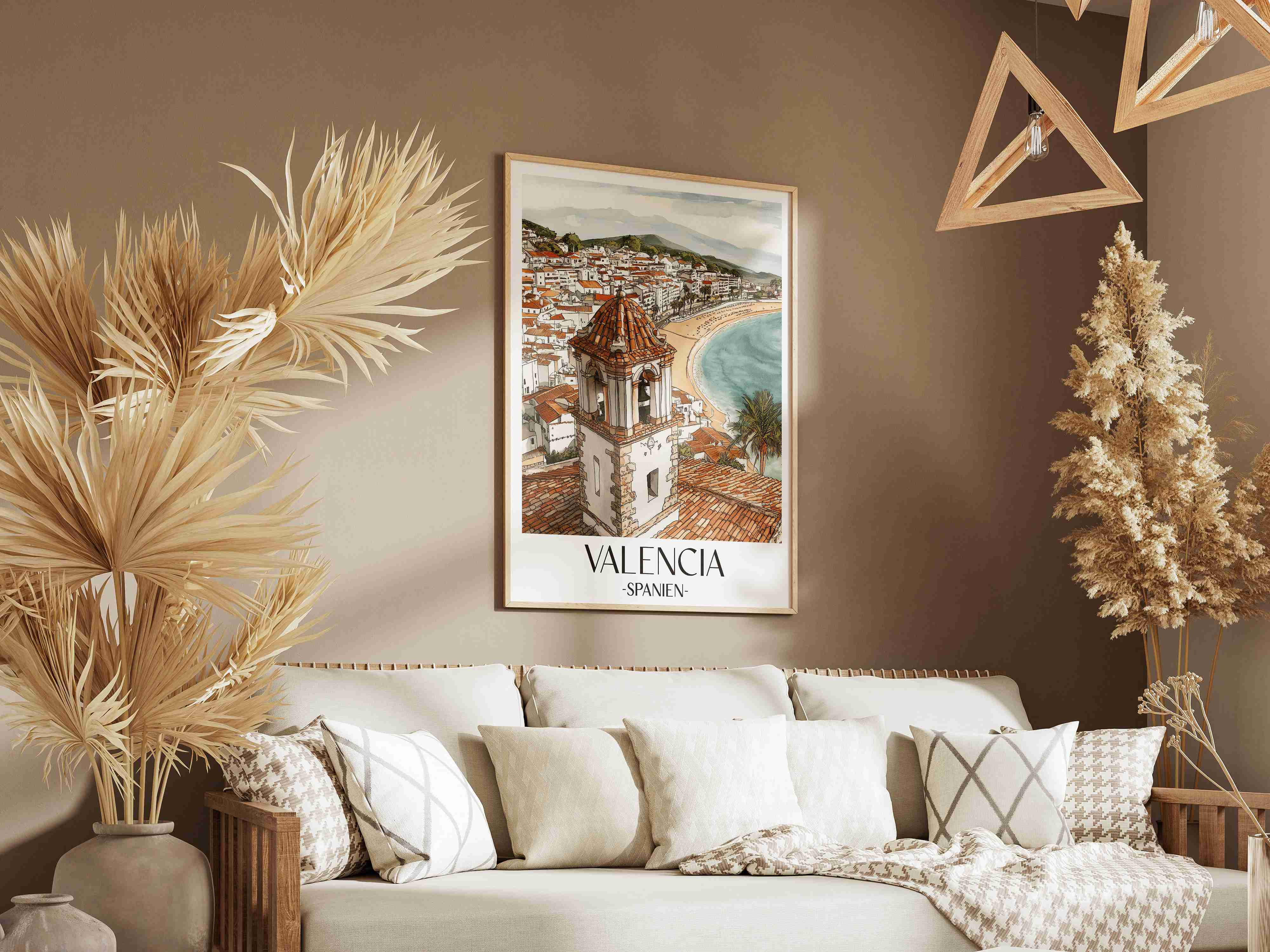 valencia-spanien-poster-aquarell