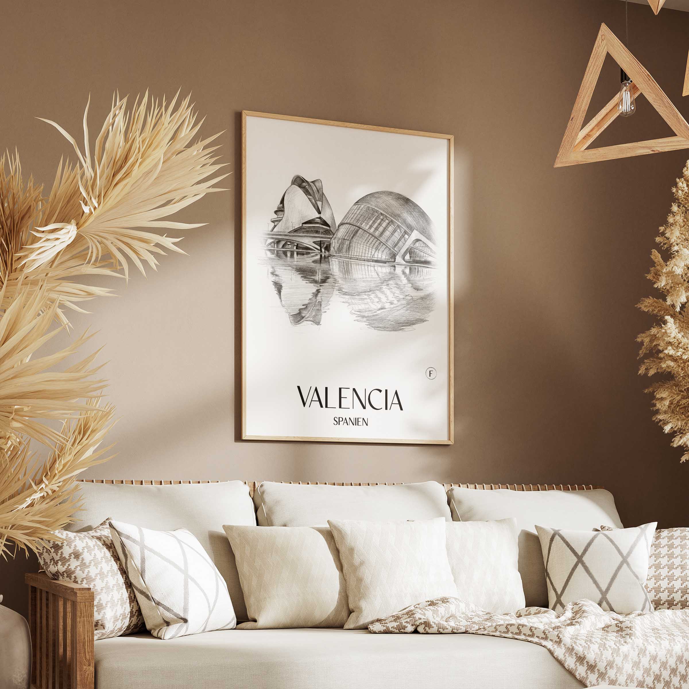 valencia-spanien-poster-bleistift-zeichnung-drawing