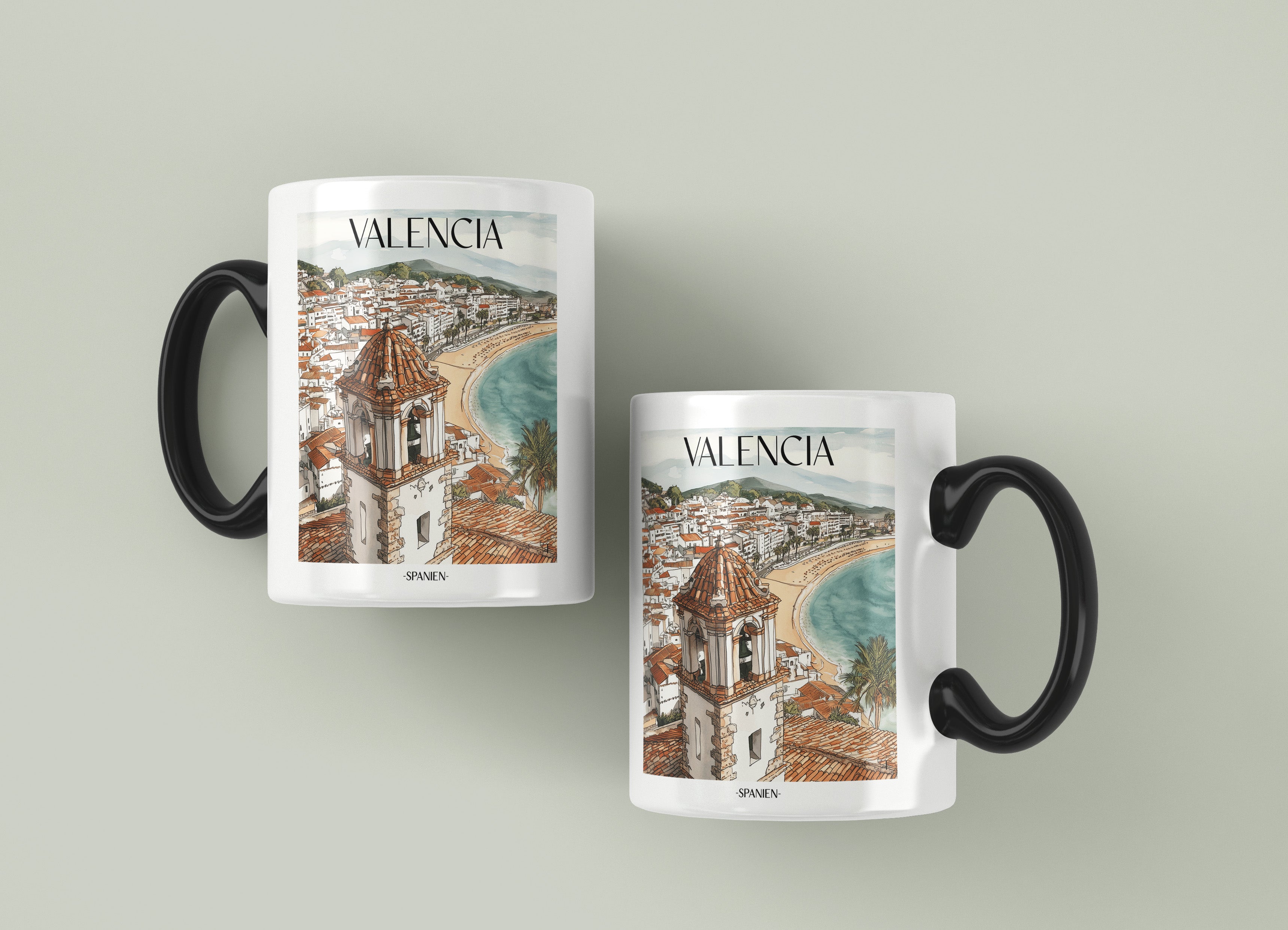 valencia-spanien-einkaufstasche-aquarell