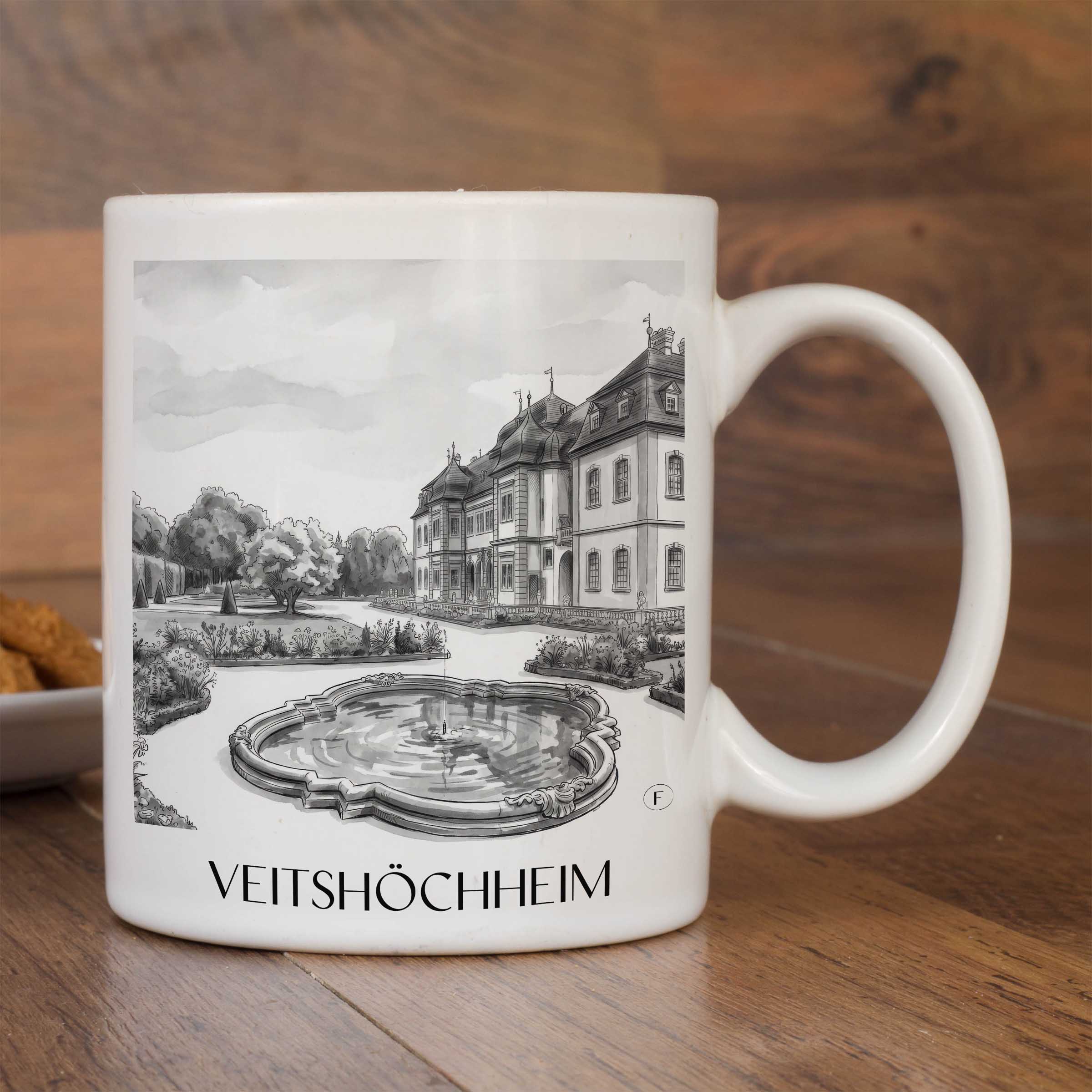 veitshöchheim-würzburg-deutschland-kaffeebecher-aquarell-schwarz-weiss