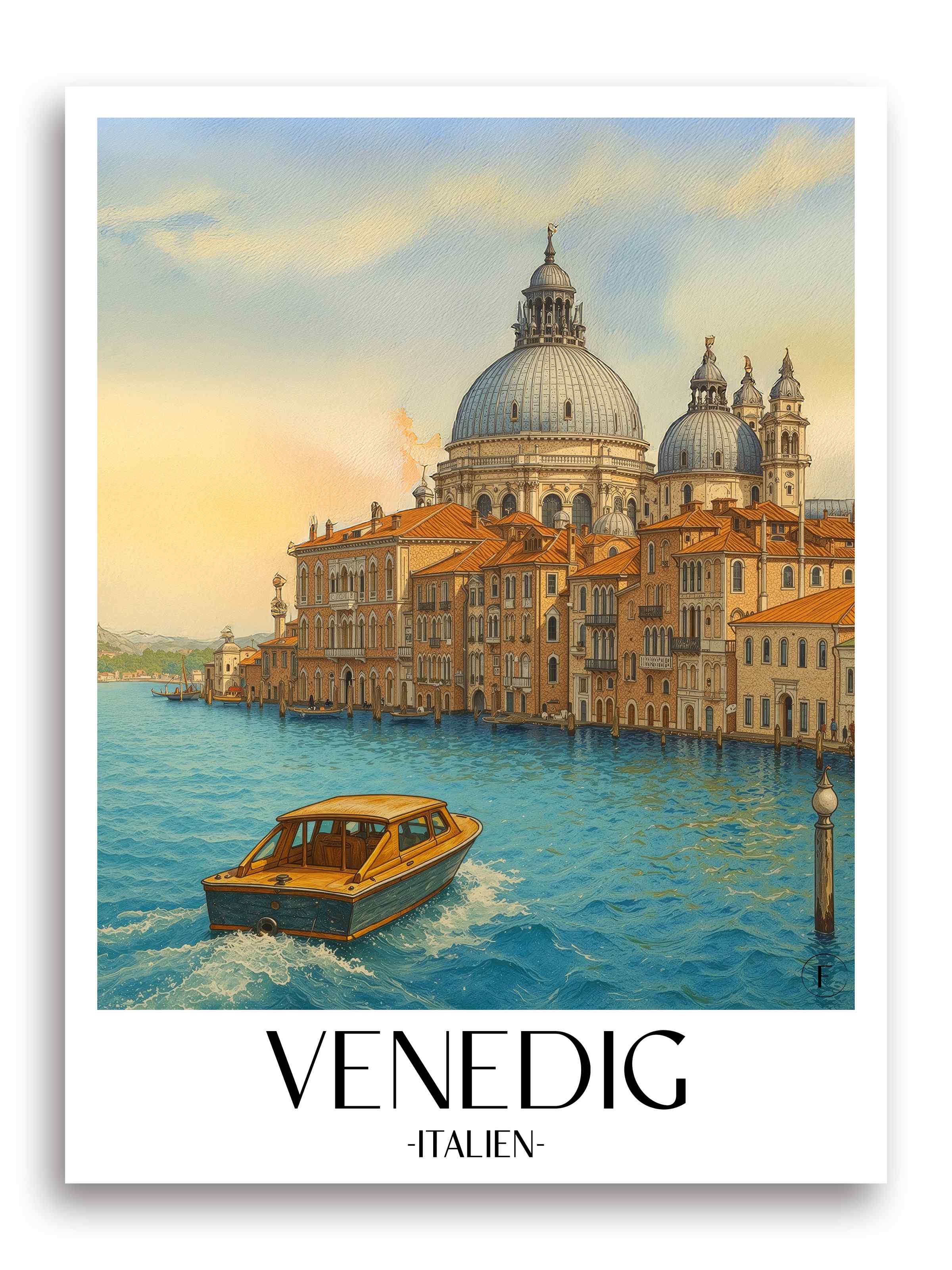 venedig-italien-poster-aquarell