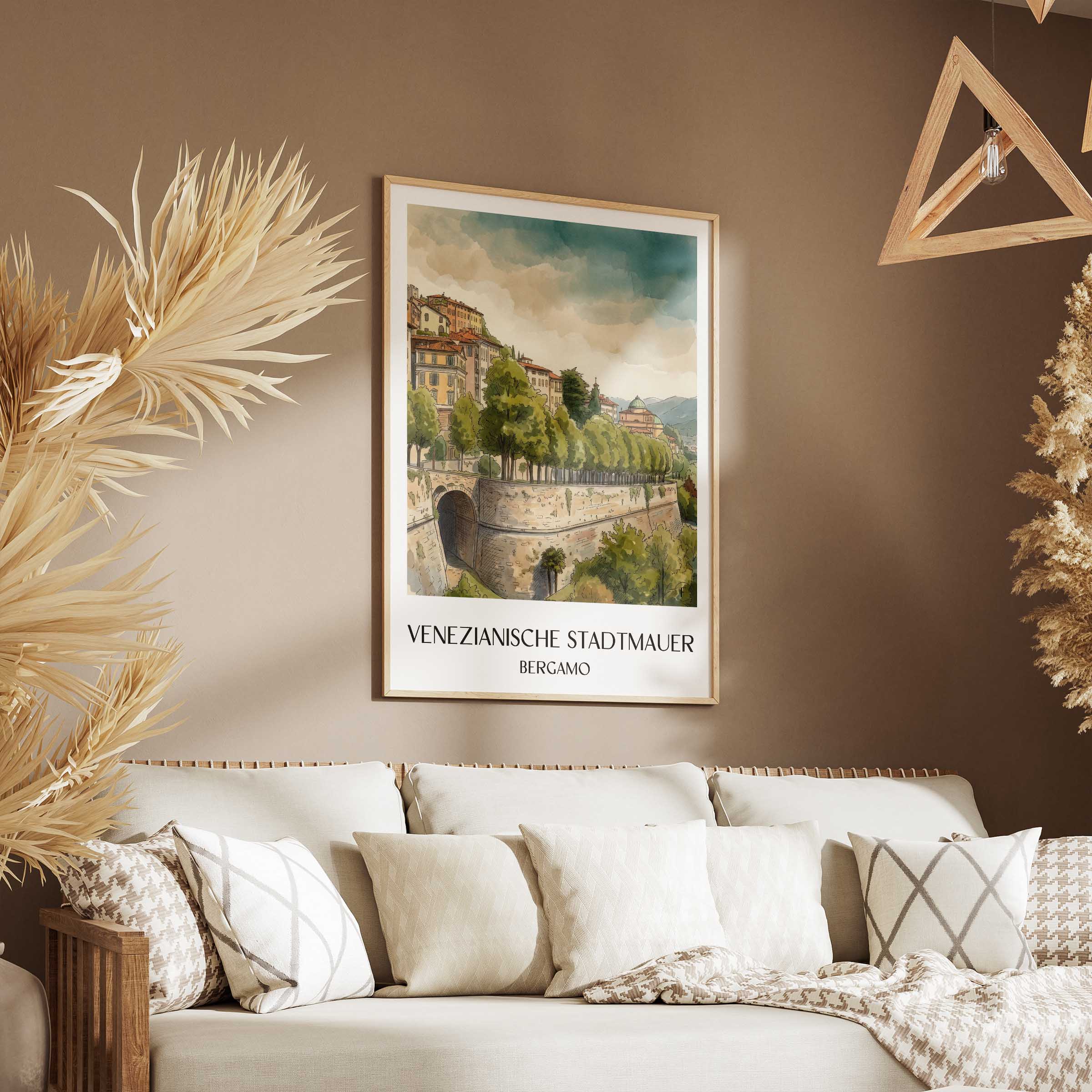 venezianische-stadtmauer-bergamo-italien-poster-aquarell