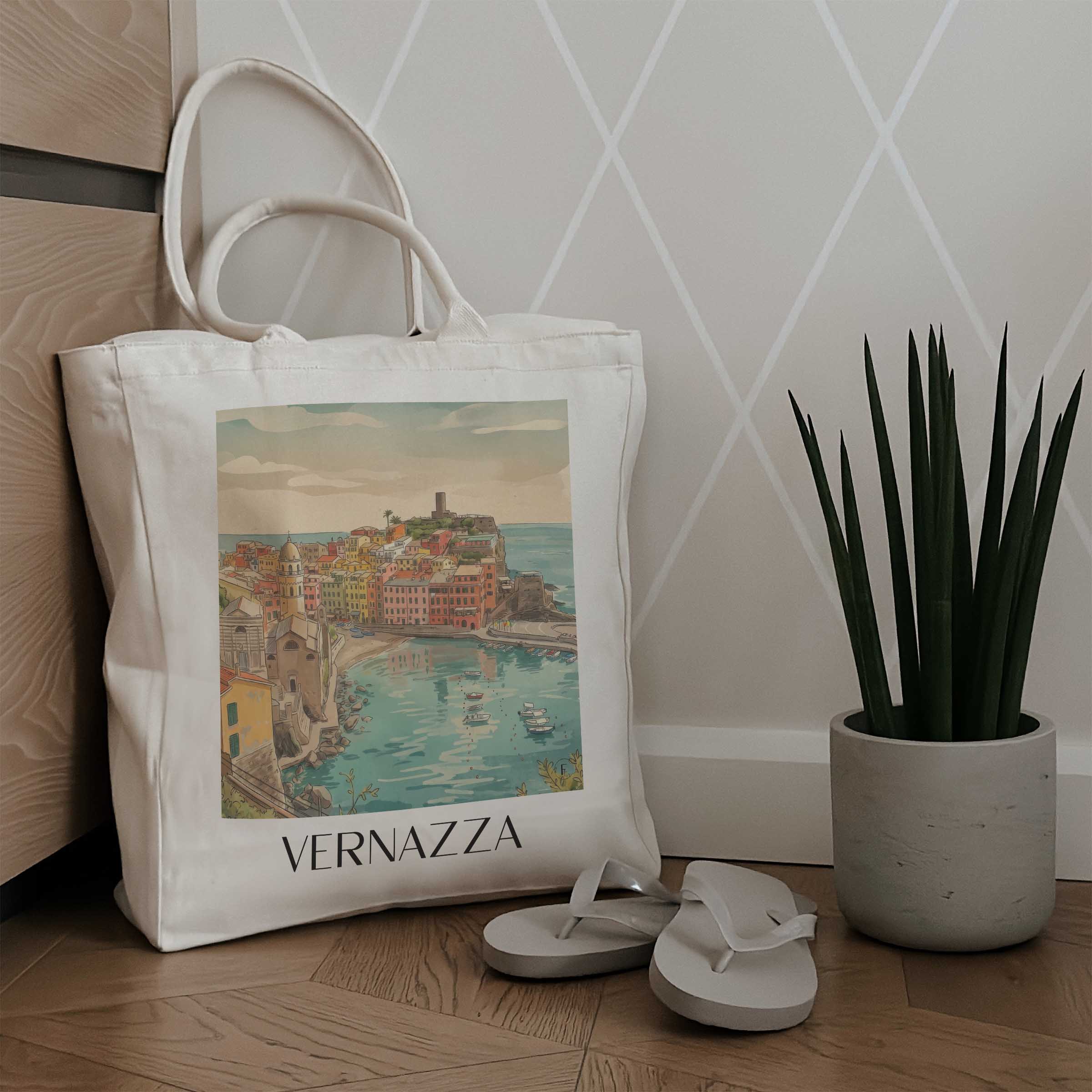 vernazza-cinque-terre-italien-einkaufstasche-aquarell