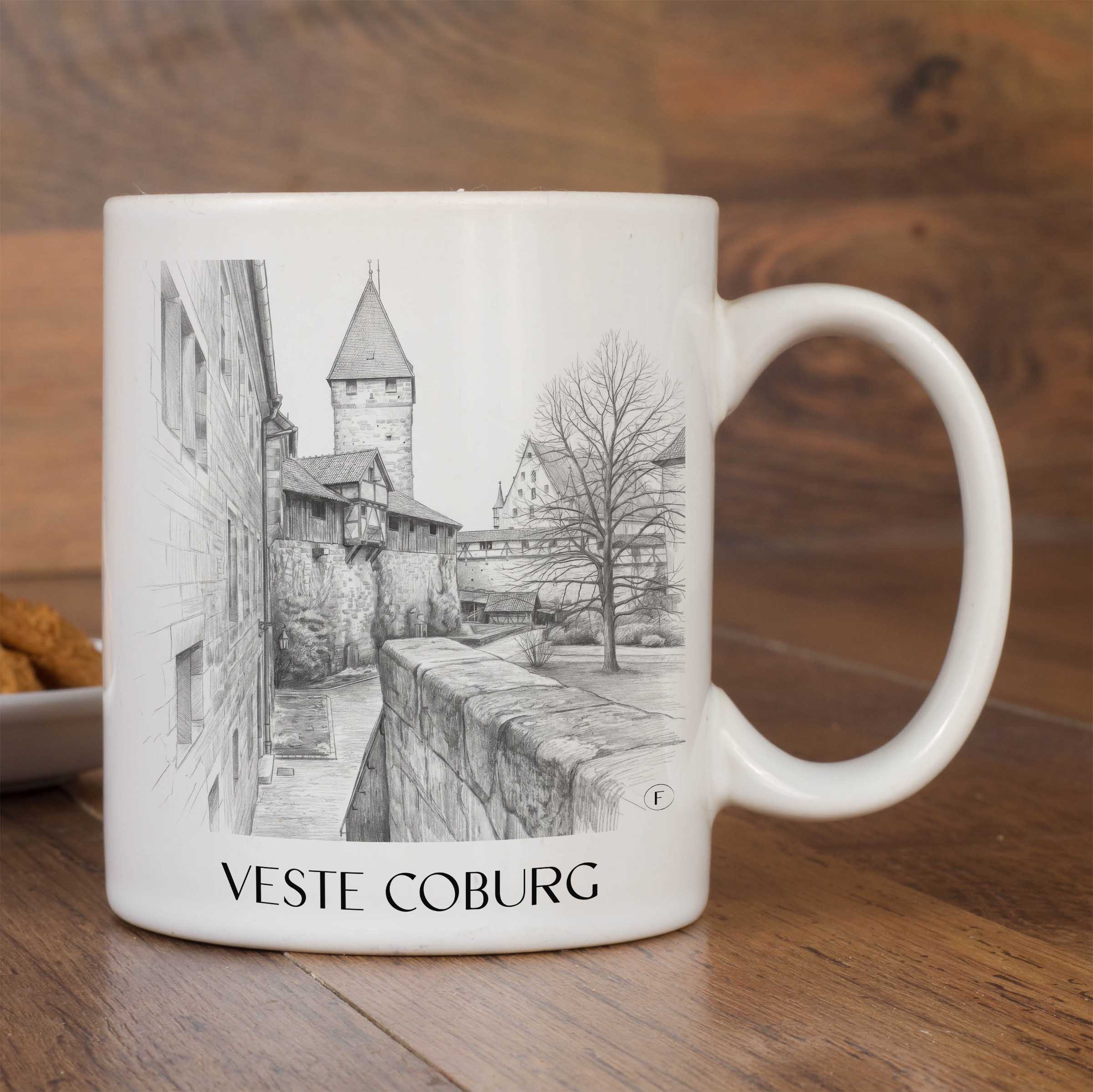 veste-coburg-deutschland-kaffeebecher-bleistift-zeichnung-drawing