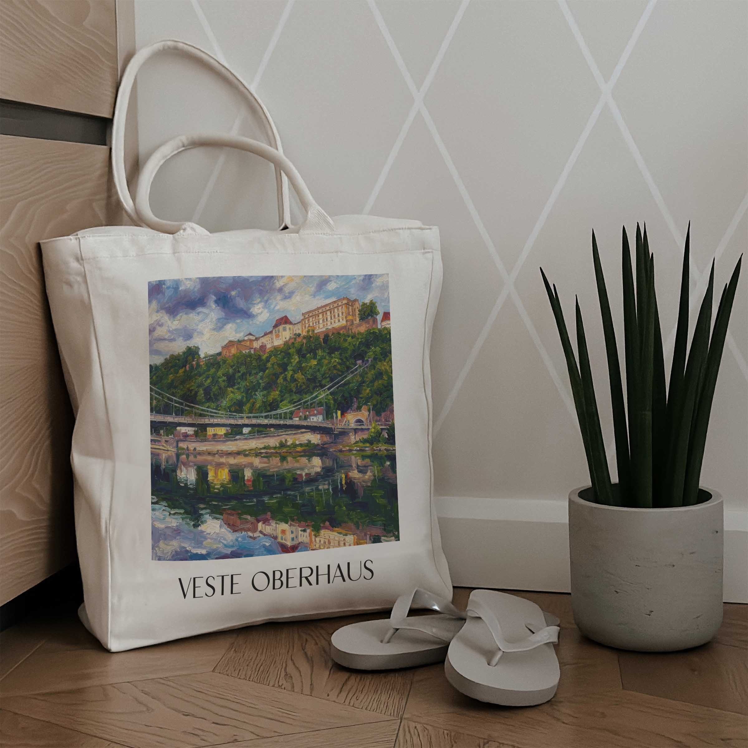 veste-oberhaus-passau-deutschland-einkaufstasche-oil-painting-oelgemaelde