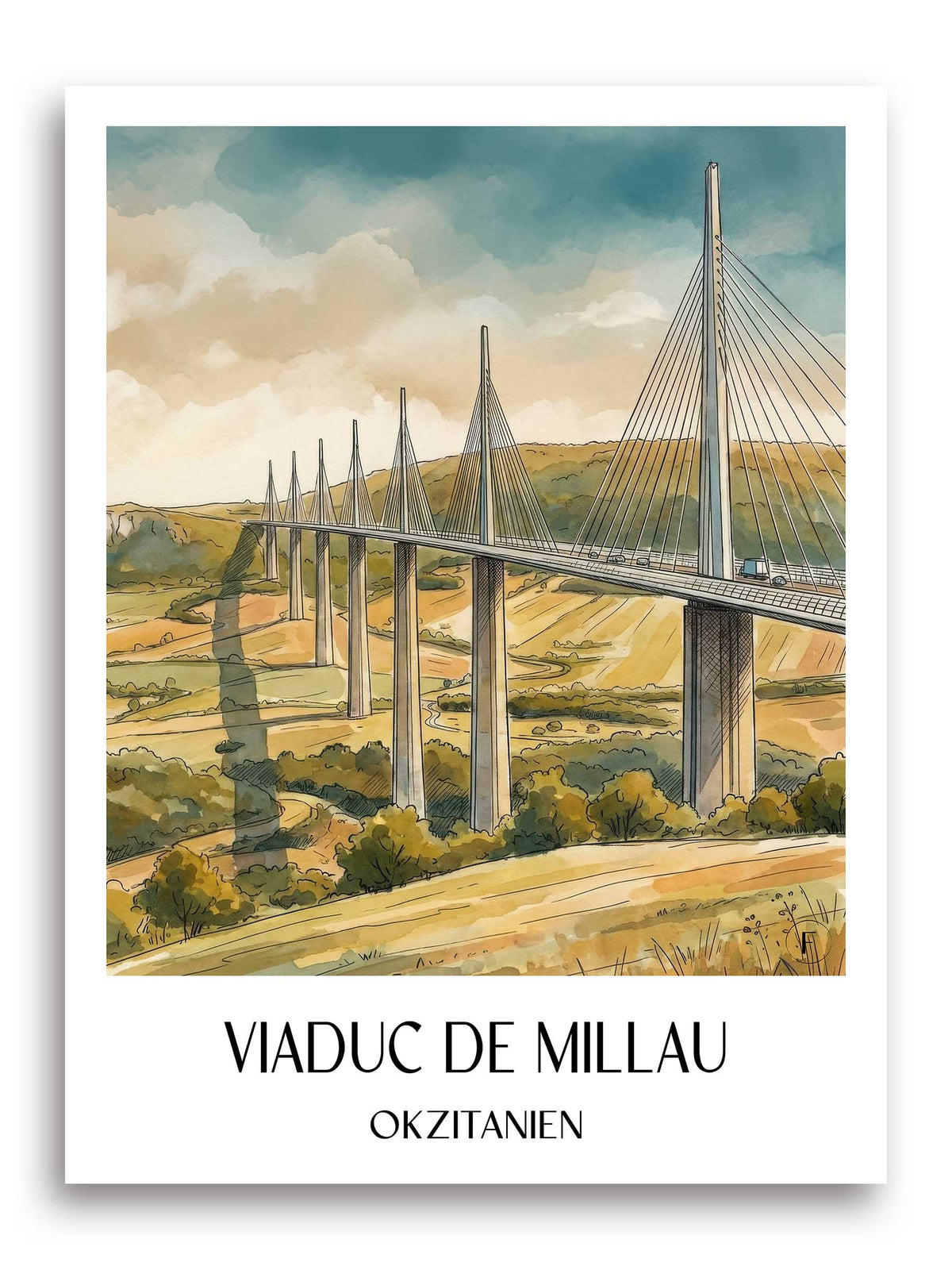 viaduc-de-millau-okzitanien-frankreich-poster-aquarell