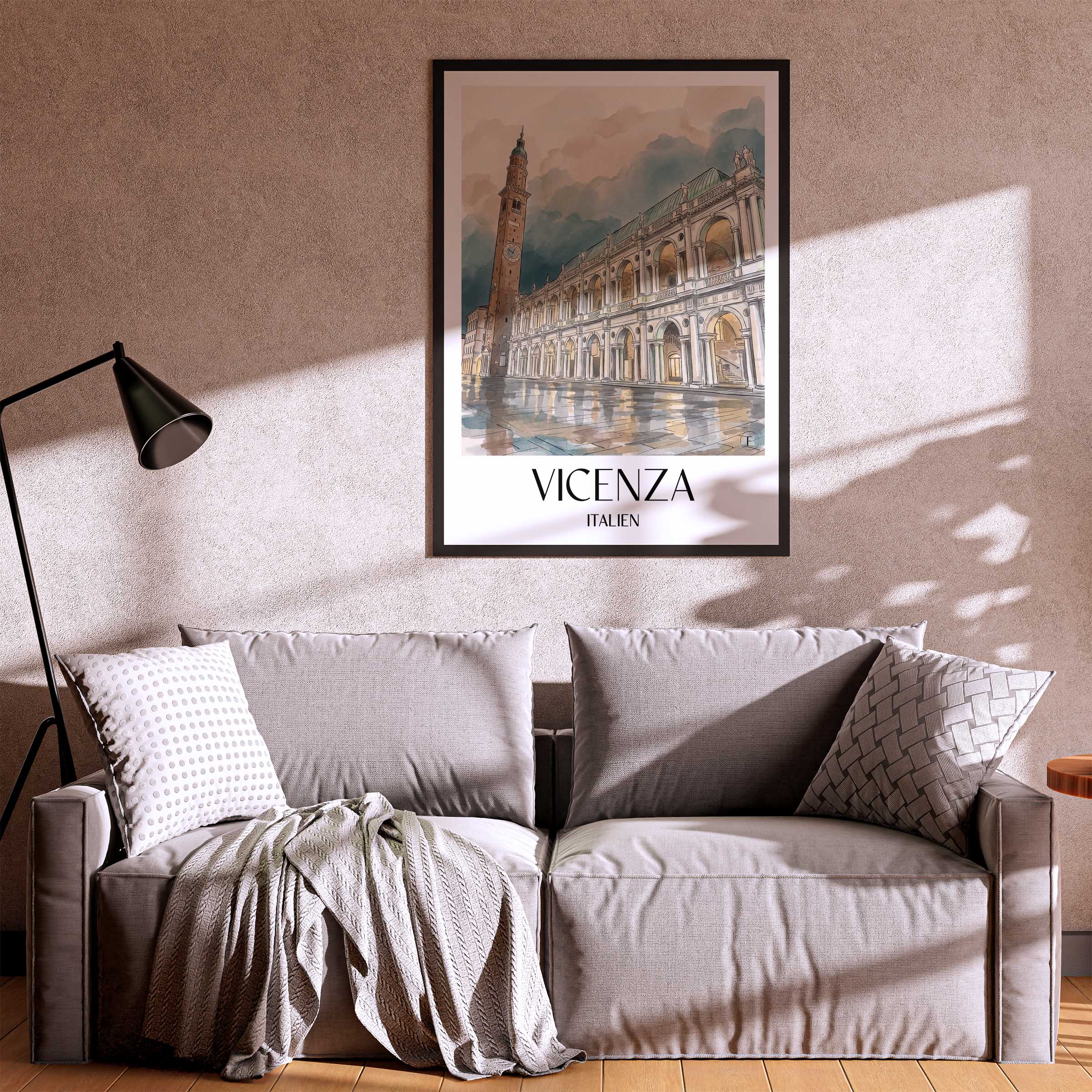 vicenza-italien-italien-poster-aquarell