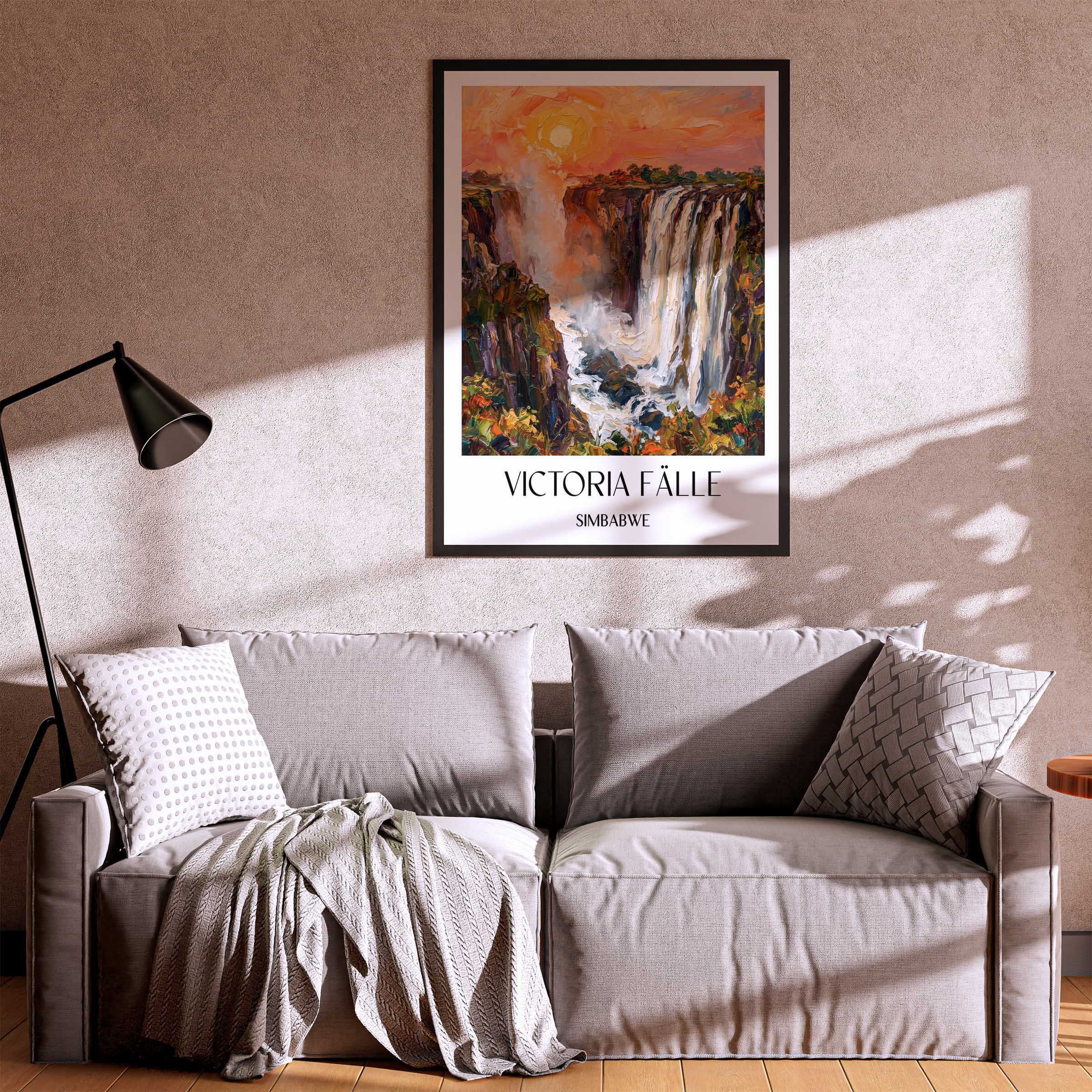 victoria-fälle-simbabwe-poster-oil-painting-oelgemaelde