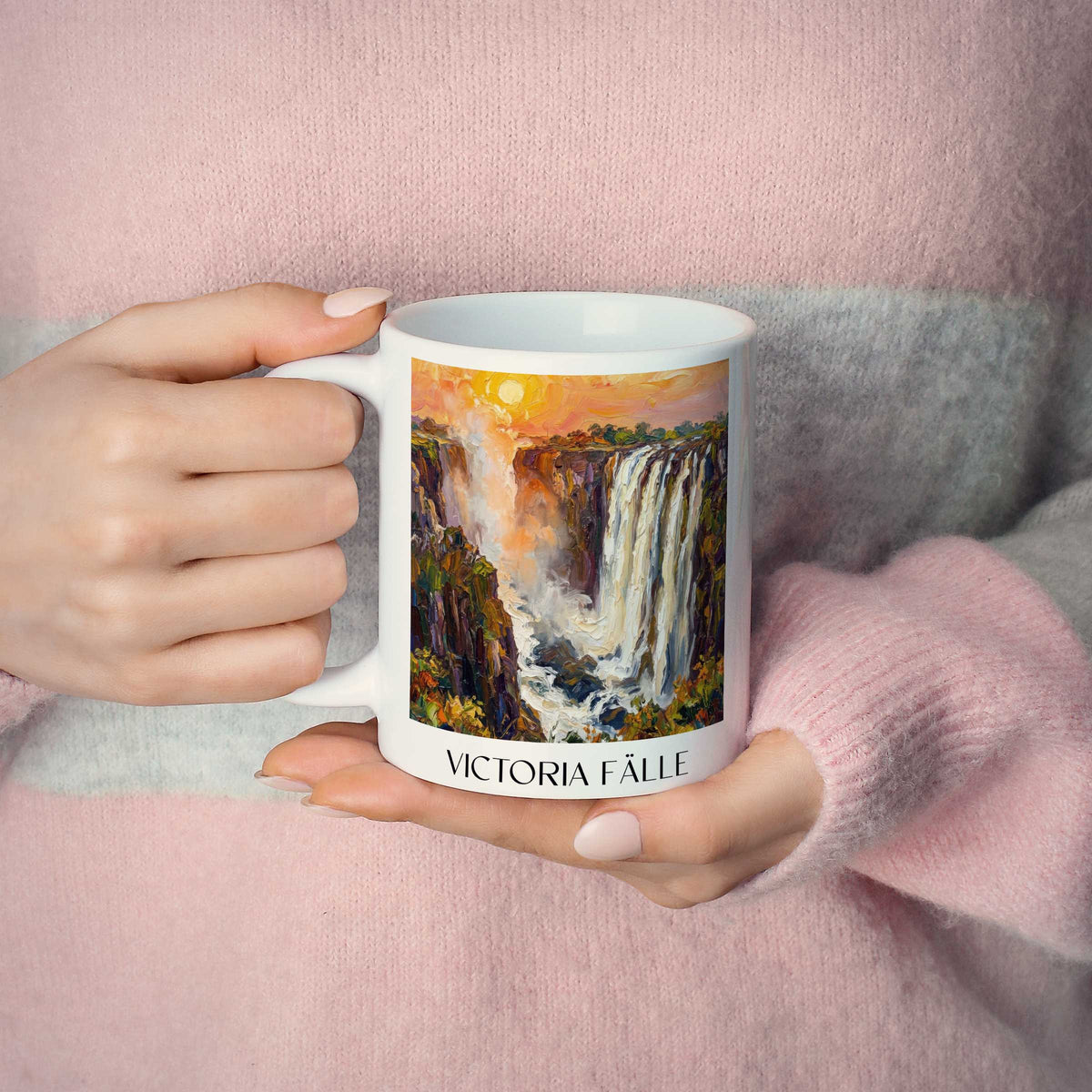 victoria-fälle-simbabwe-kaffeebecher-oil-painting-oelgemaelde