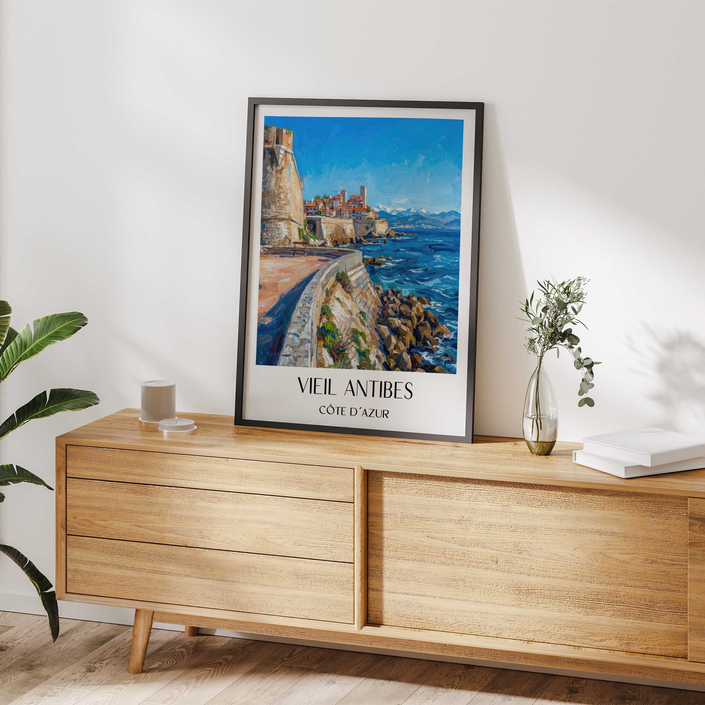 vieil-antibes-côte-d´azur-frankreich-poster-oil-painting-oelgemaelde