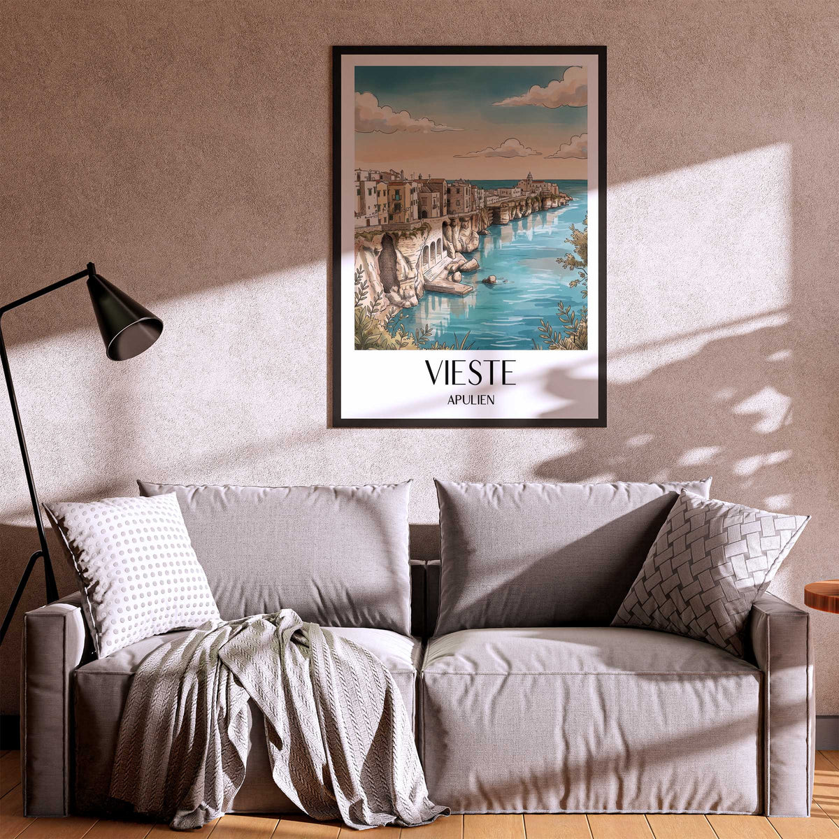 vieste-apulien-italien-poster-aquarell