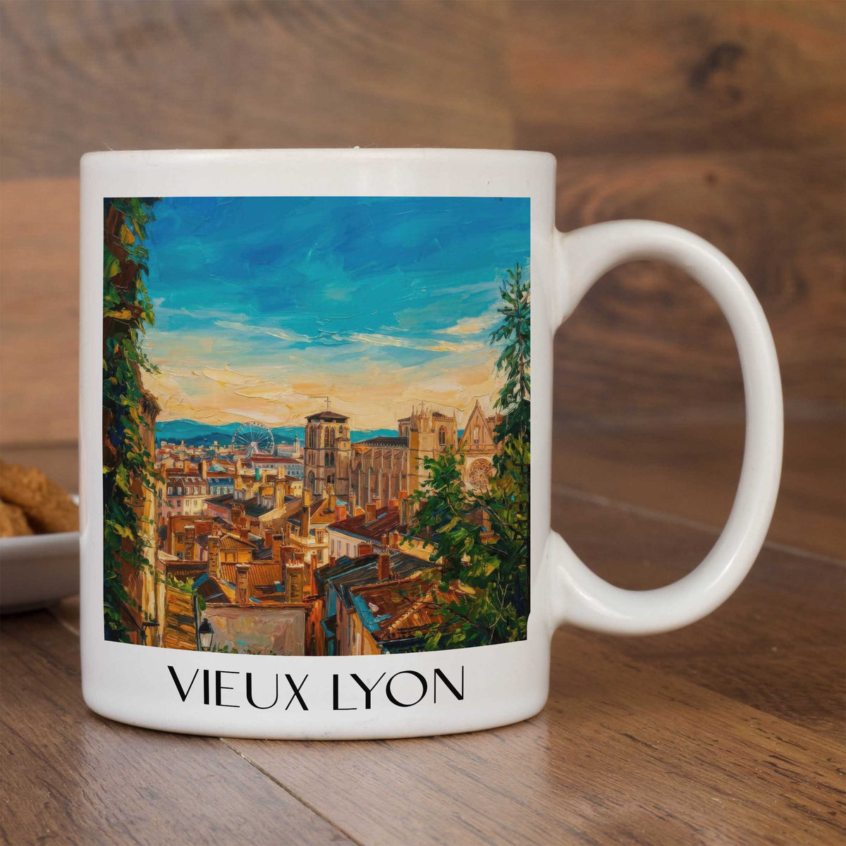 vieux-lyon-rhône-frankreich-kaffeebecher-oil-painting-oelgemaelde