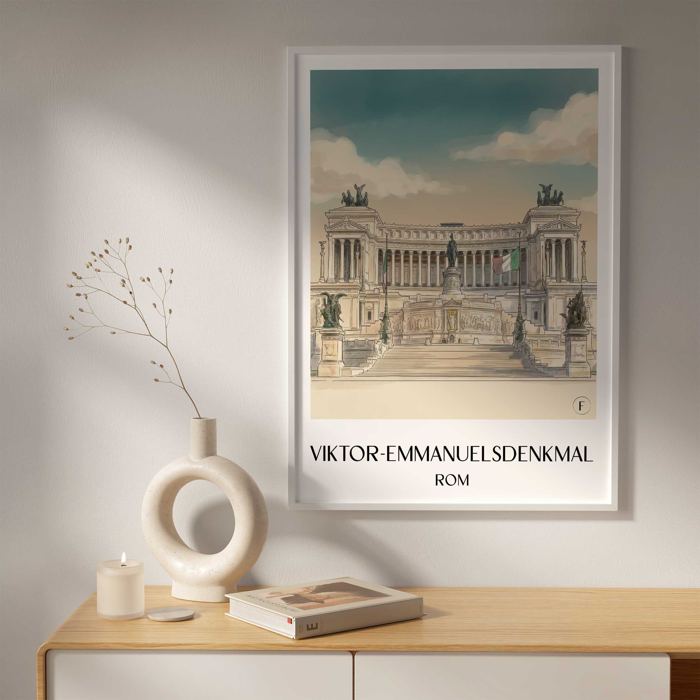 viktor-emanuelsdenkmal-rom-italien-poster-aquarell