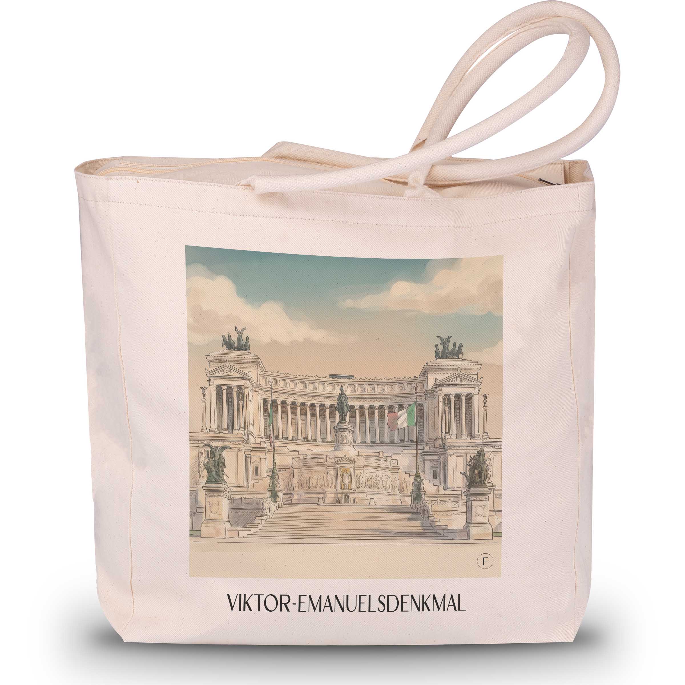 viktor-emanuelsdenkmal-rom-italien-einkaufstasche-aquarell