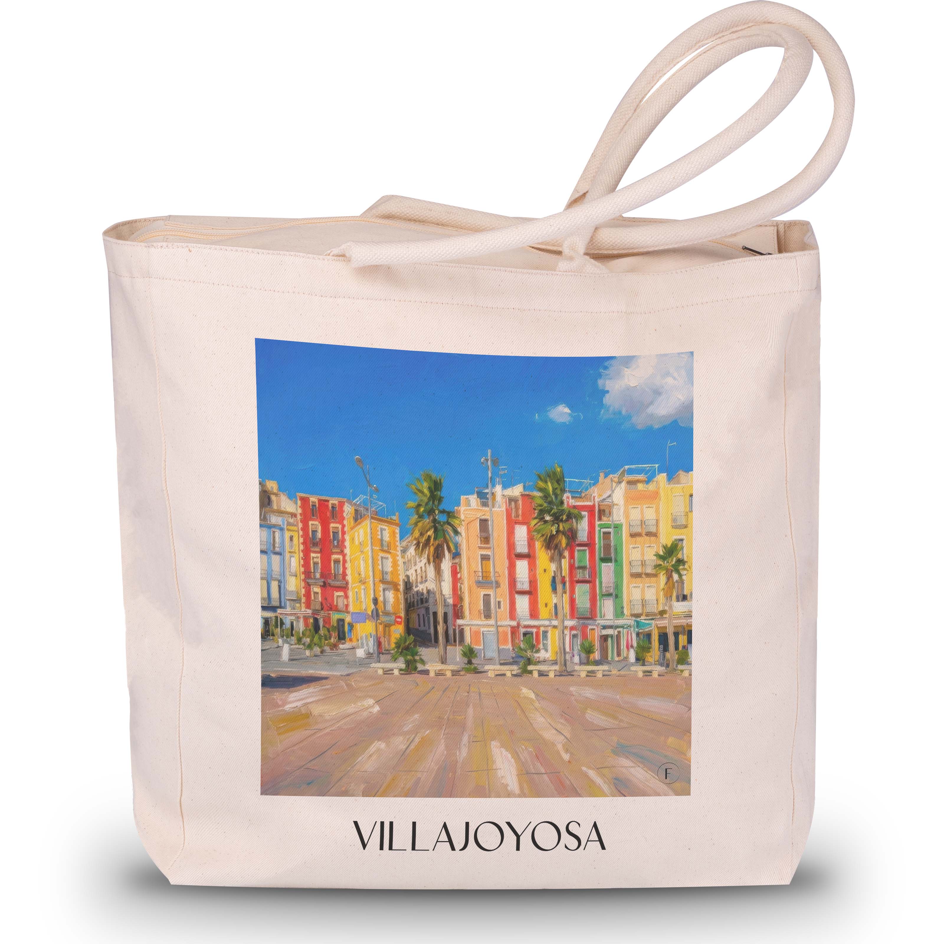 villajoyosa-spanien-spanien-einkaufstasche-oil-painting-oelgemaelde