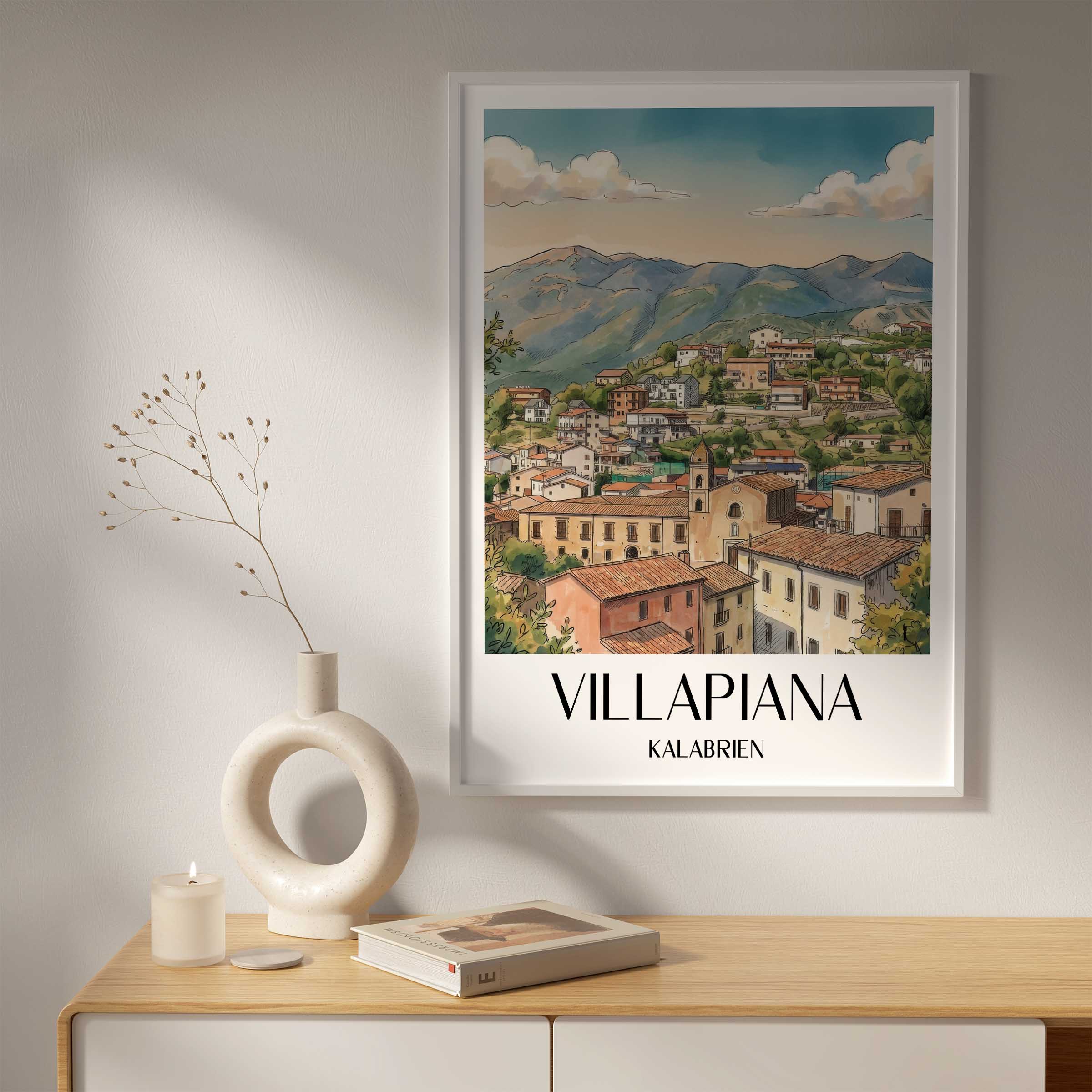 villapiana-kalabrien-italien-poster-aquarell