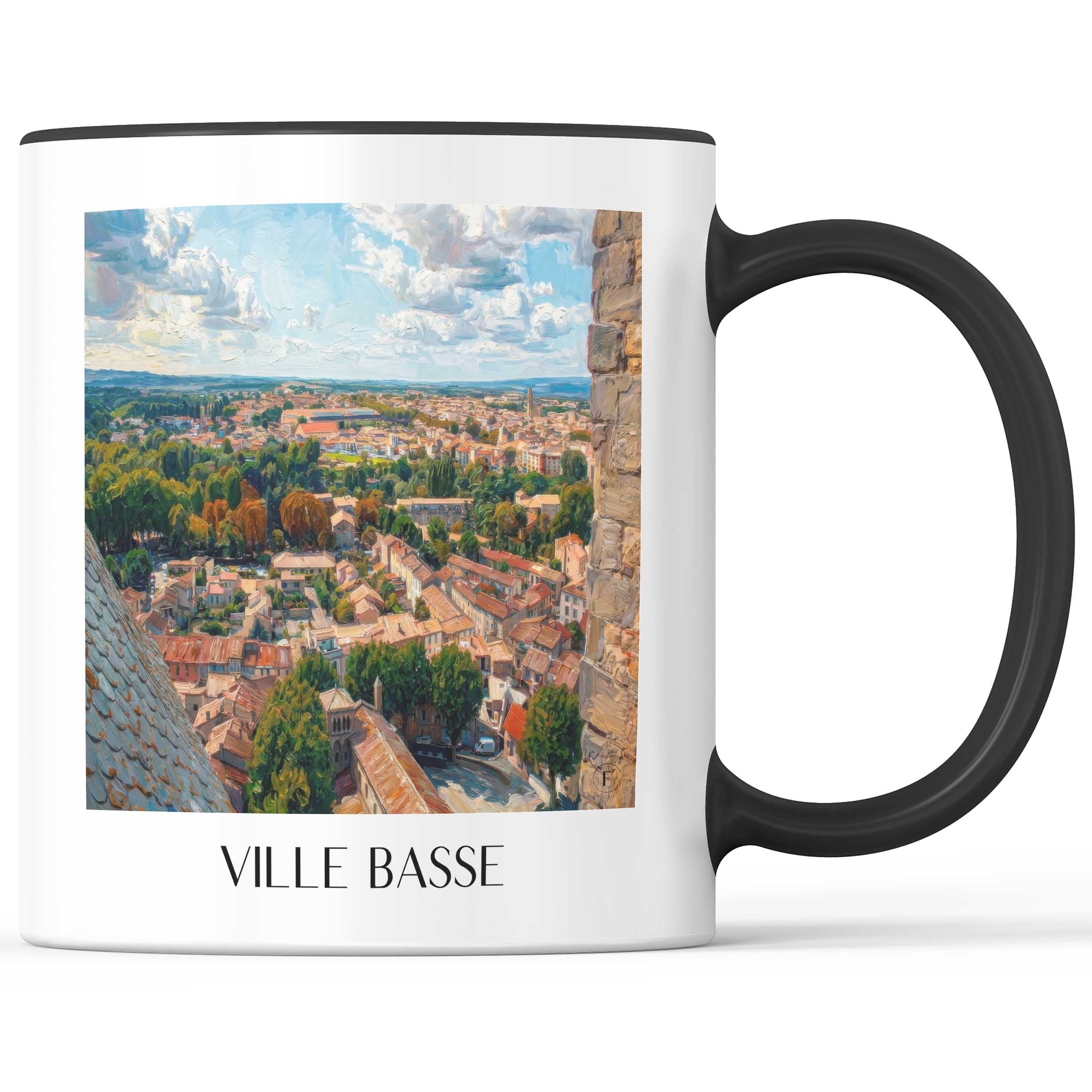 ville-basse-carcassonne-frankreich-kaffeebecher-oil-painting-oelgemaelde