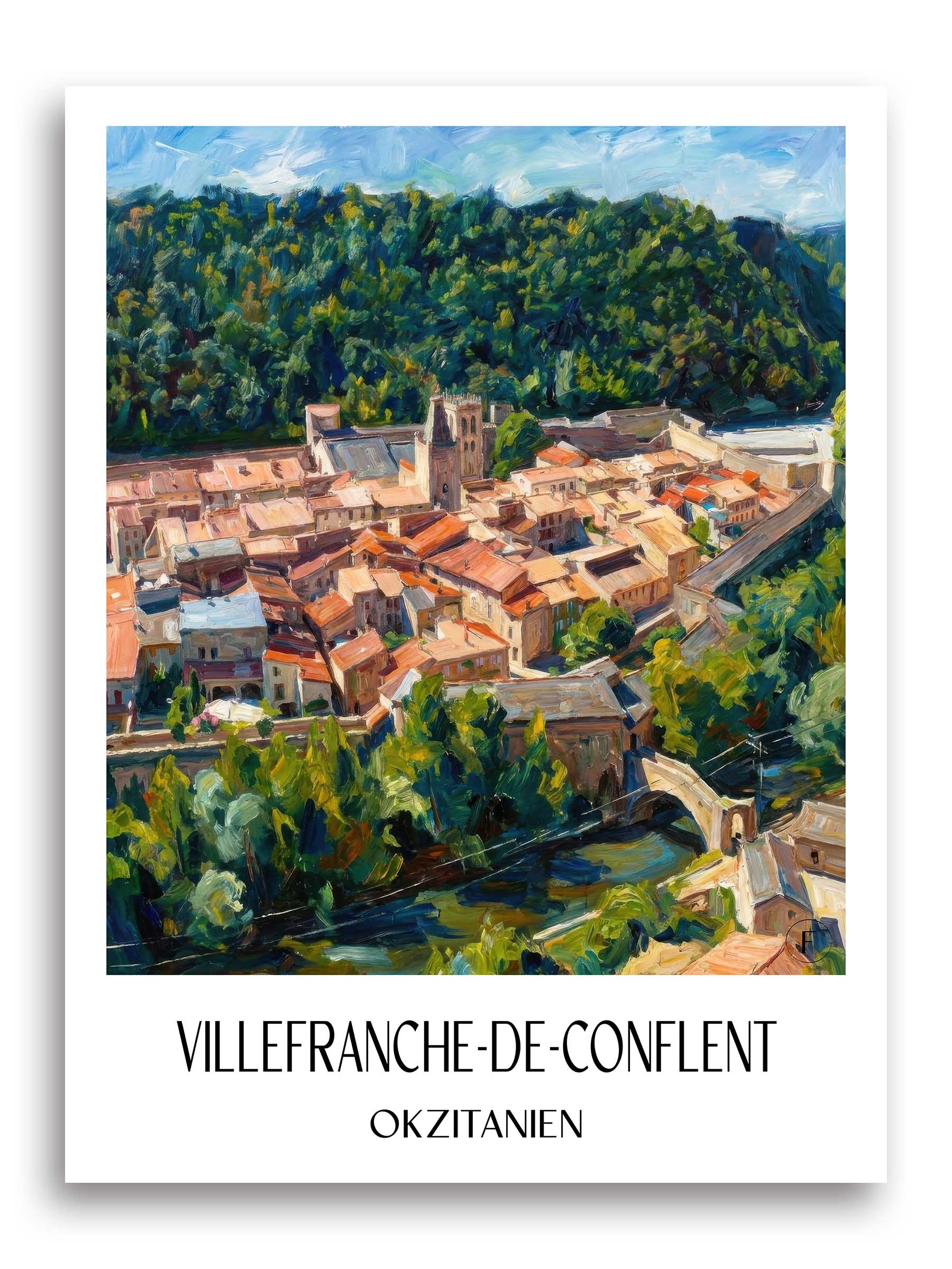 villefranche-de-conflent-okzitanien-frankreich-poster-oil-painting-oelgemaelde
