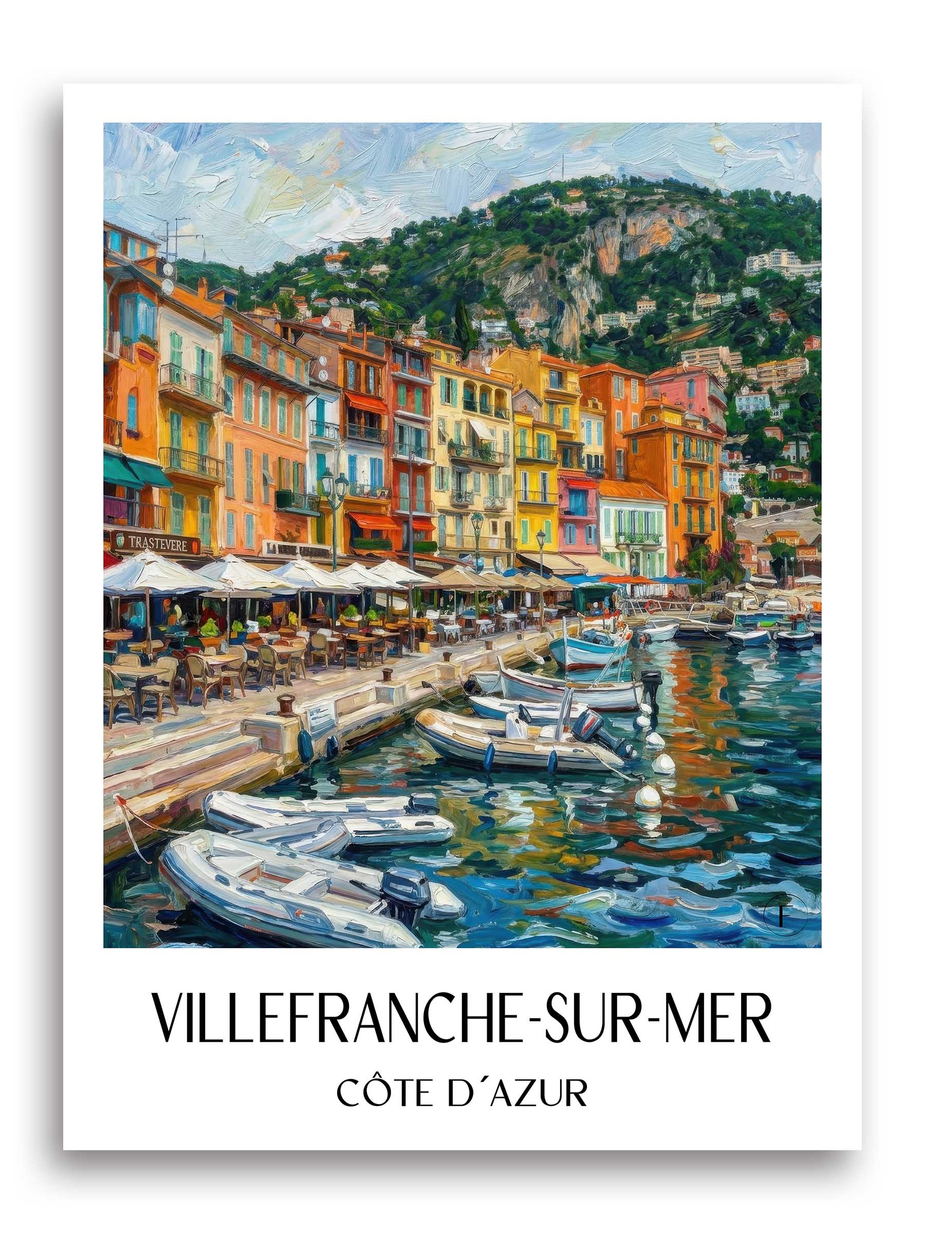villefranche-sur-mer-côte-d´azur-frankreich-poster-oil-painting-oelgemaelde