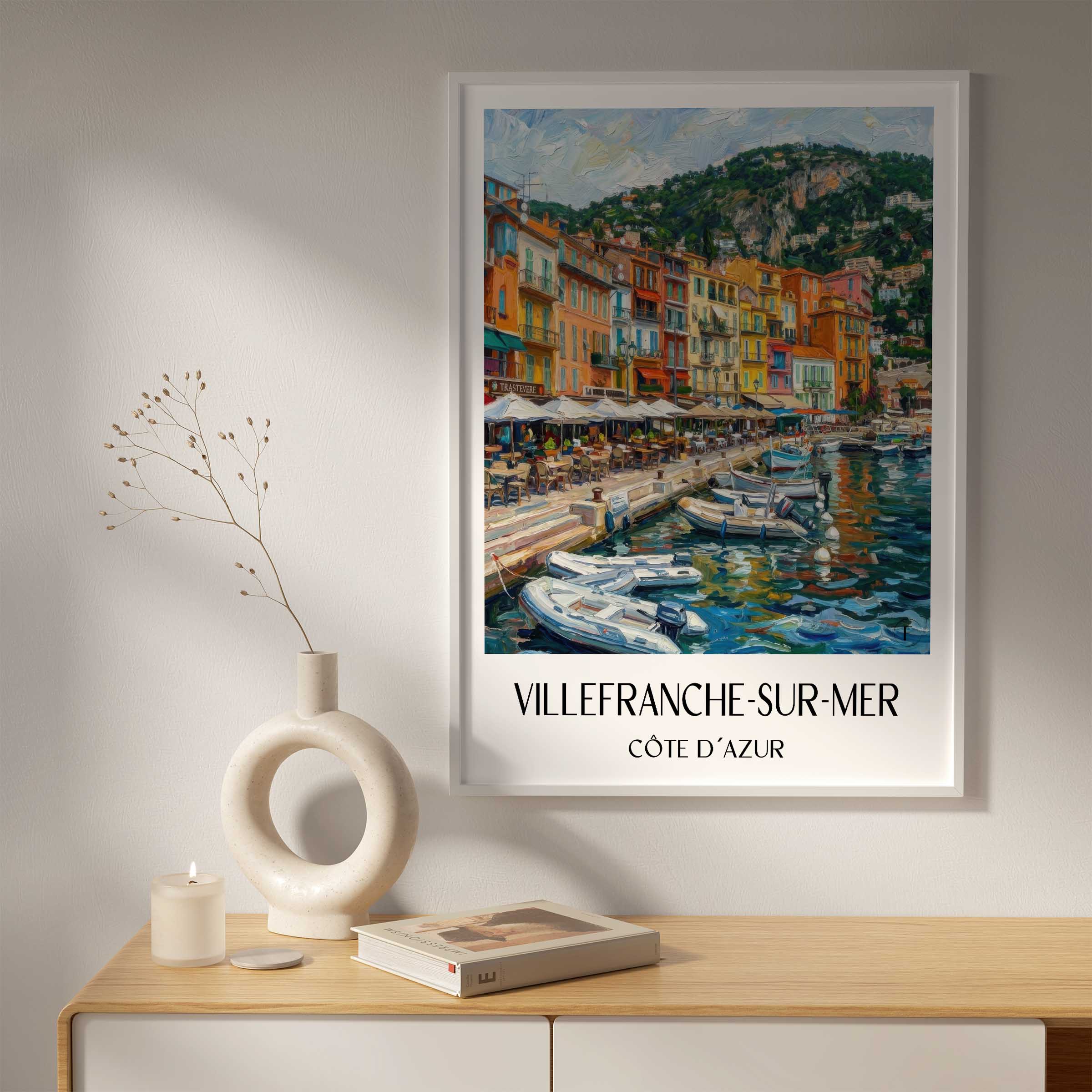 villefranche-sur-mer-côte-d´azur-frankreich-poster-oil-painting-oelgemaelde