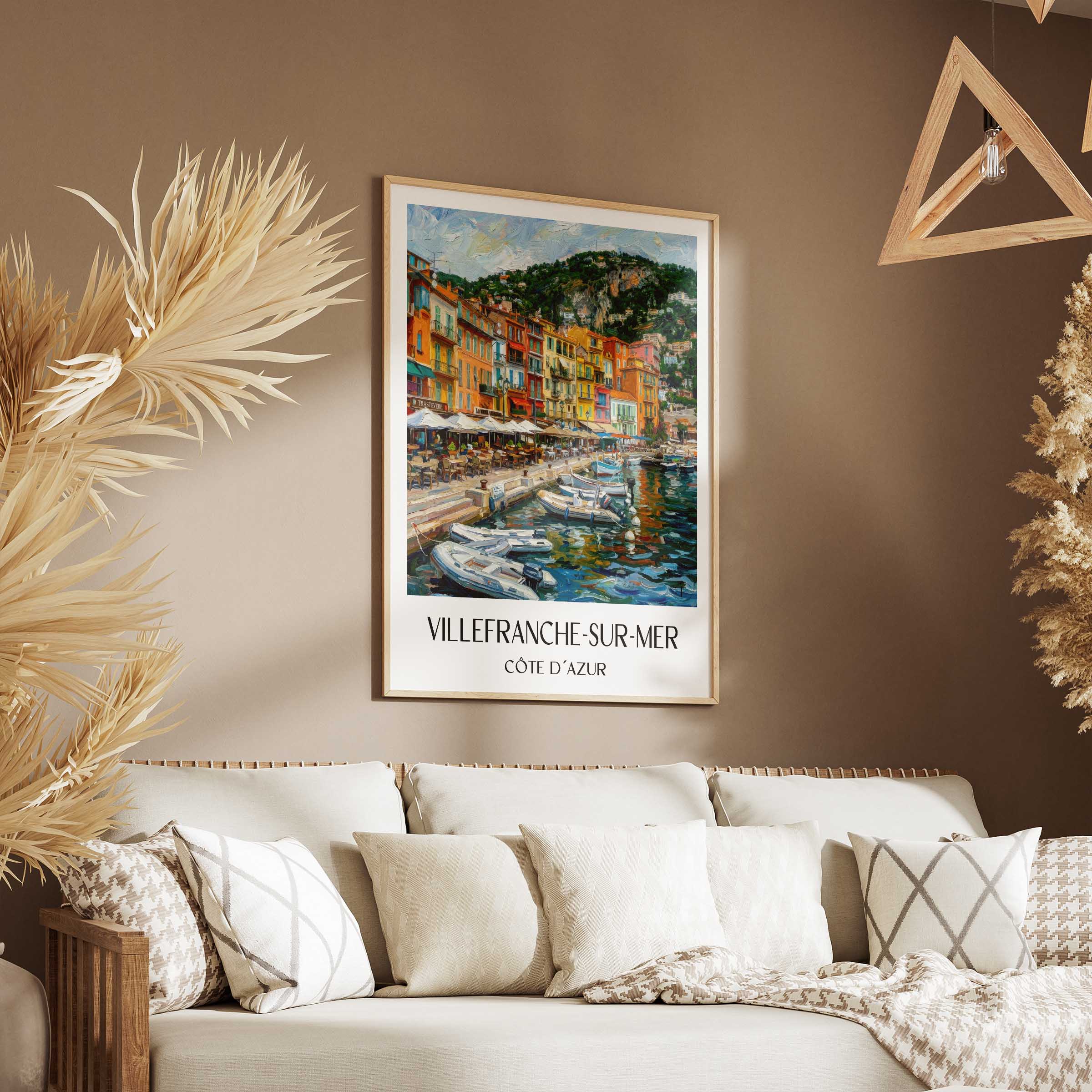 villefranche-sur-mer-côte-d´azur-frankreich-poster-oil-painting-oelgemaelde