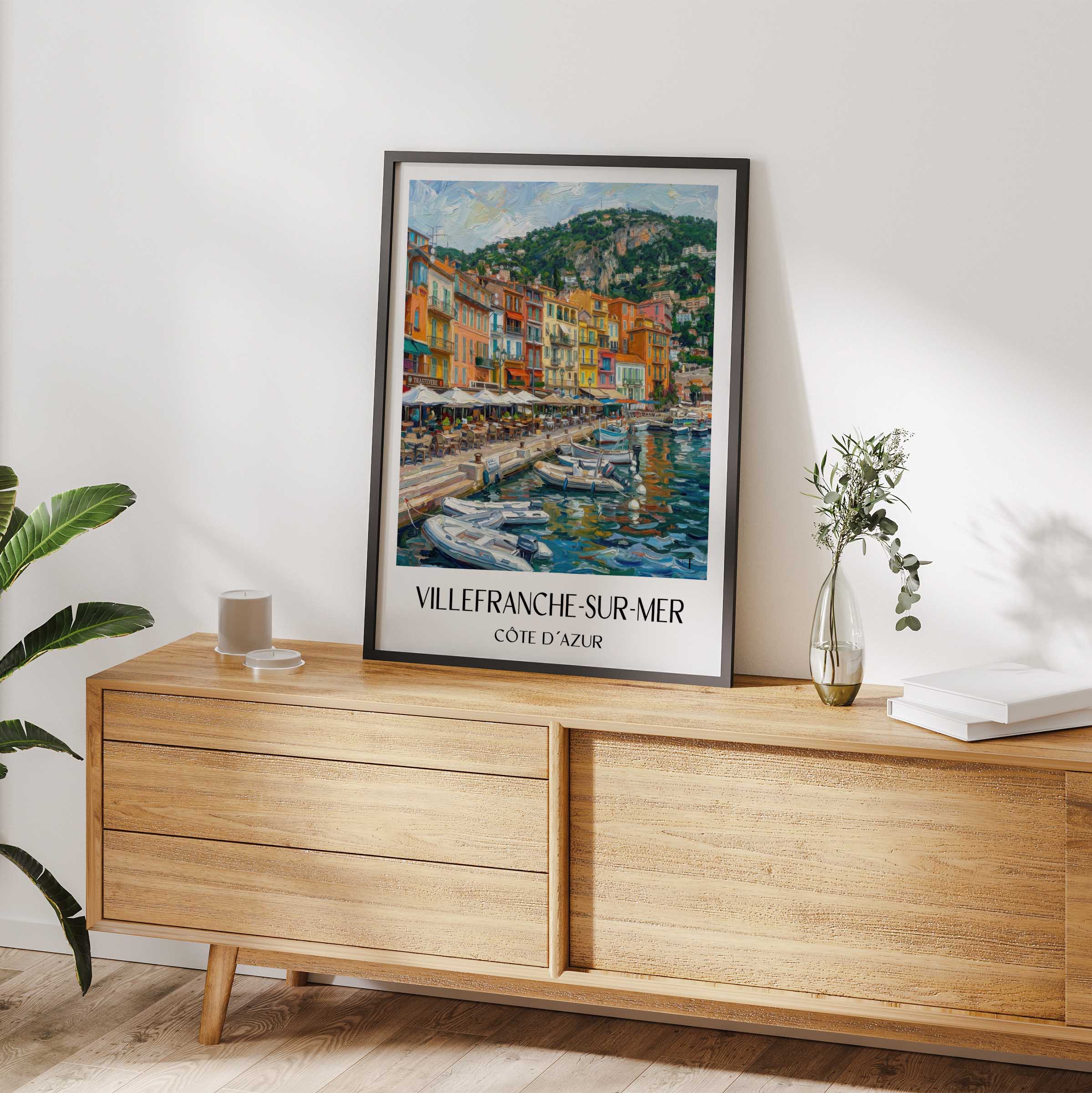 villefranche-sur-mer-côte-d´azur-frankreich-poster-oil-painting-oelgemaelde