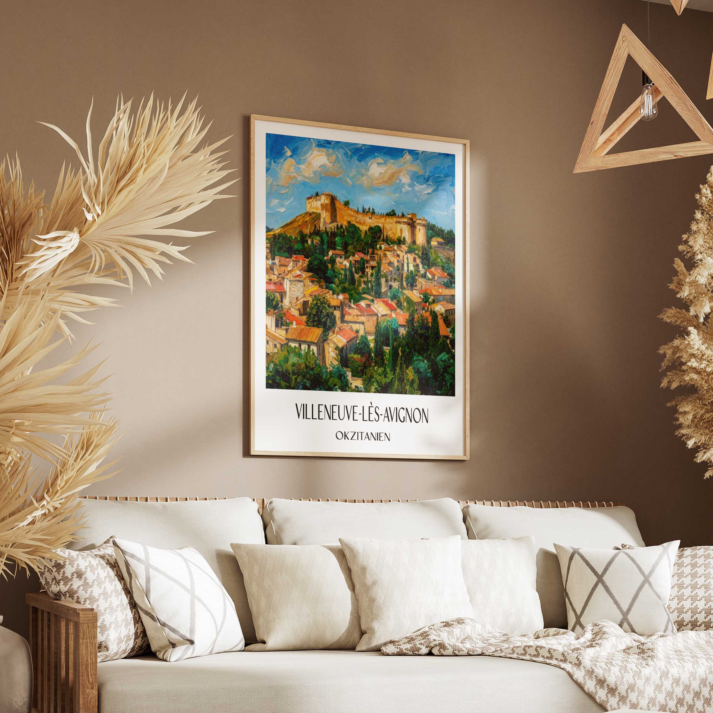 villeneuve-lès-avignon-okzitanien-frankreich-poster-oil-painting-oelgemaelde