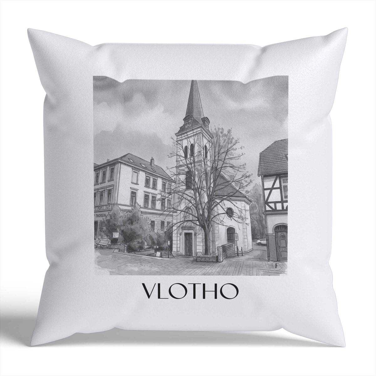 vlotho-herford-deutschland-kissenbezug-aquarell-schwarz-weiss