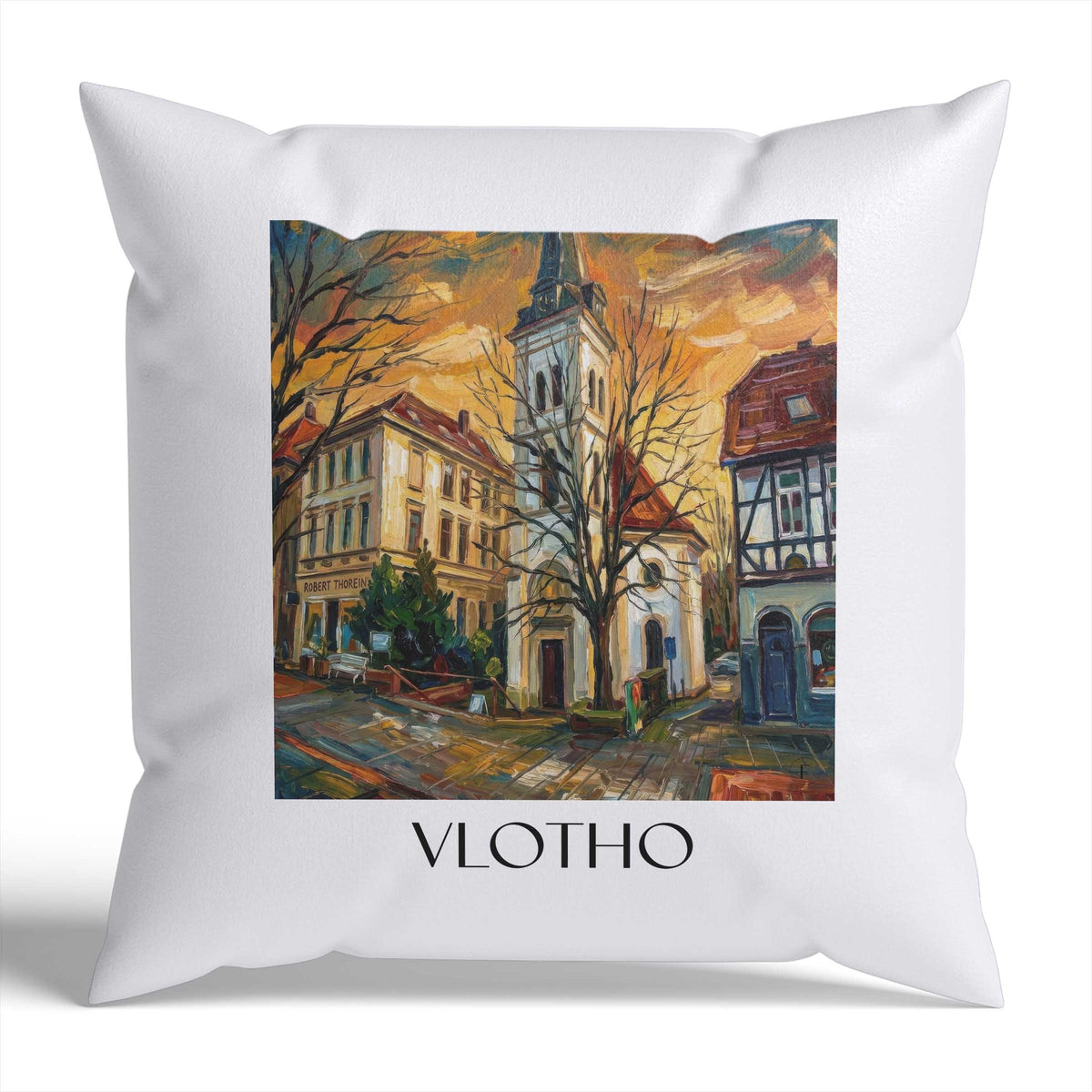 vlotho-herford-deutschland-kissenbezug-oil-painting-oelgemaelde