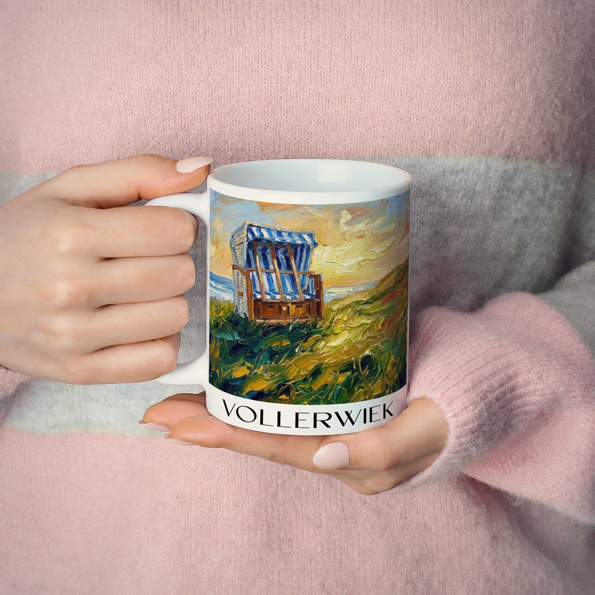 vollerwiek-schleswig-holstein-deutschland-kaffeebecher-oil-painting-oelgemaelde