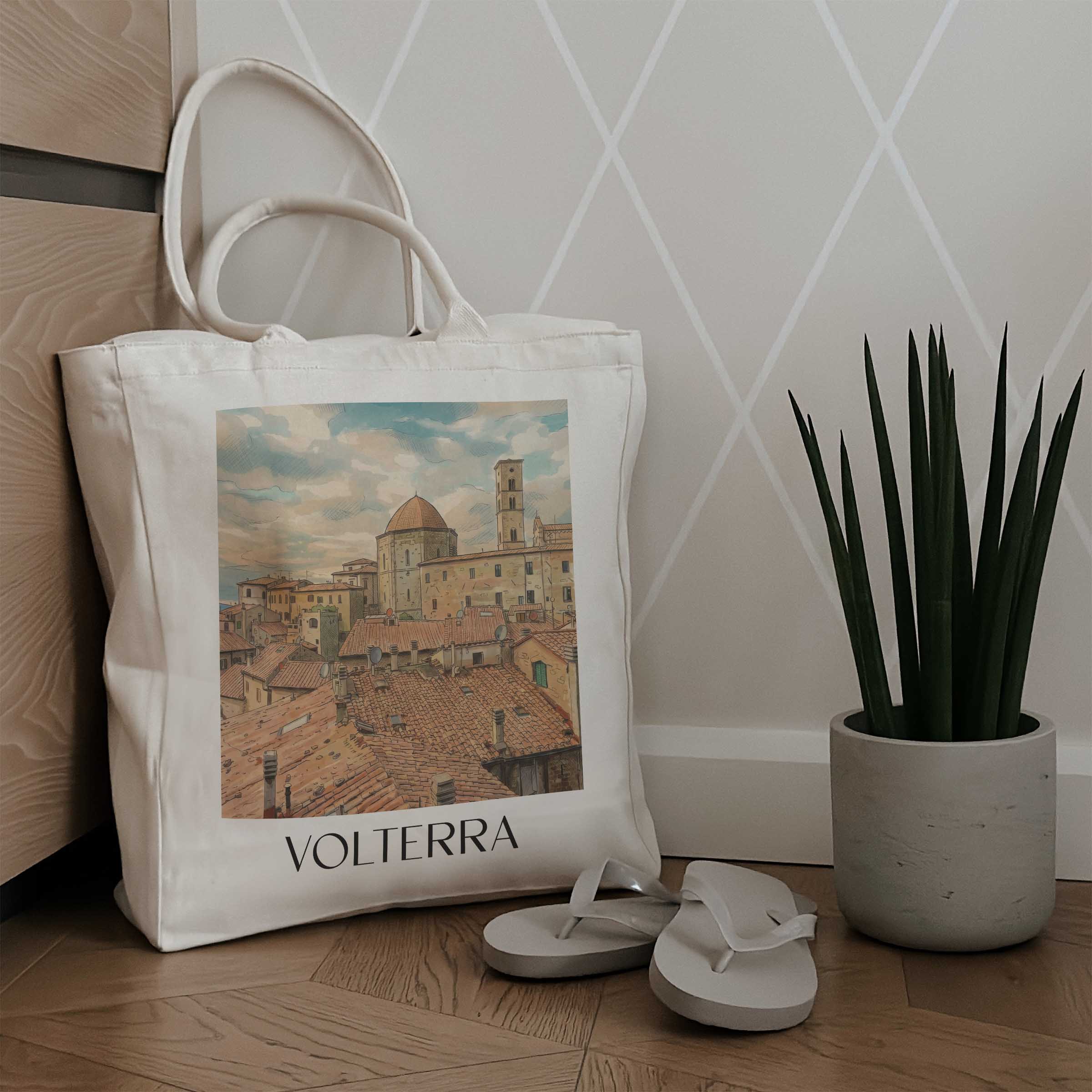 volterra--toskana-italien-einkaufstasche-aquarell