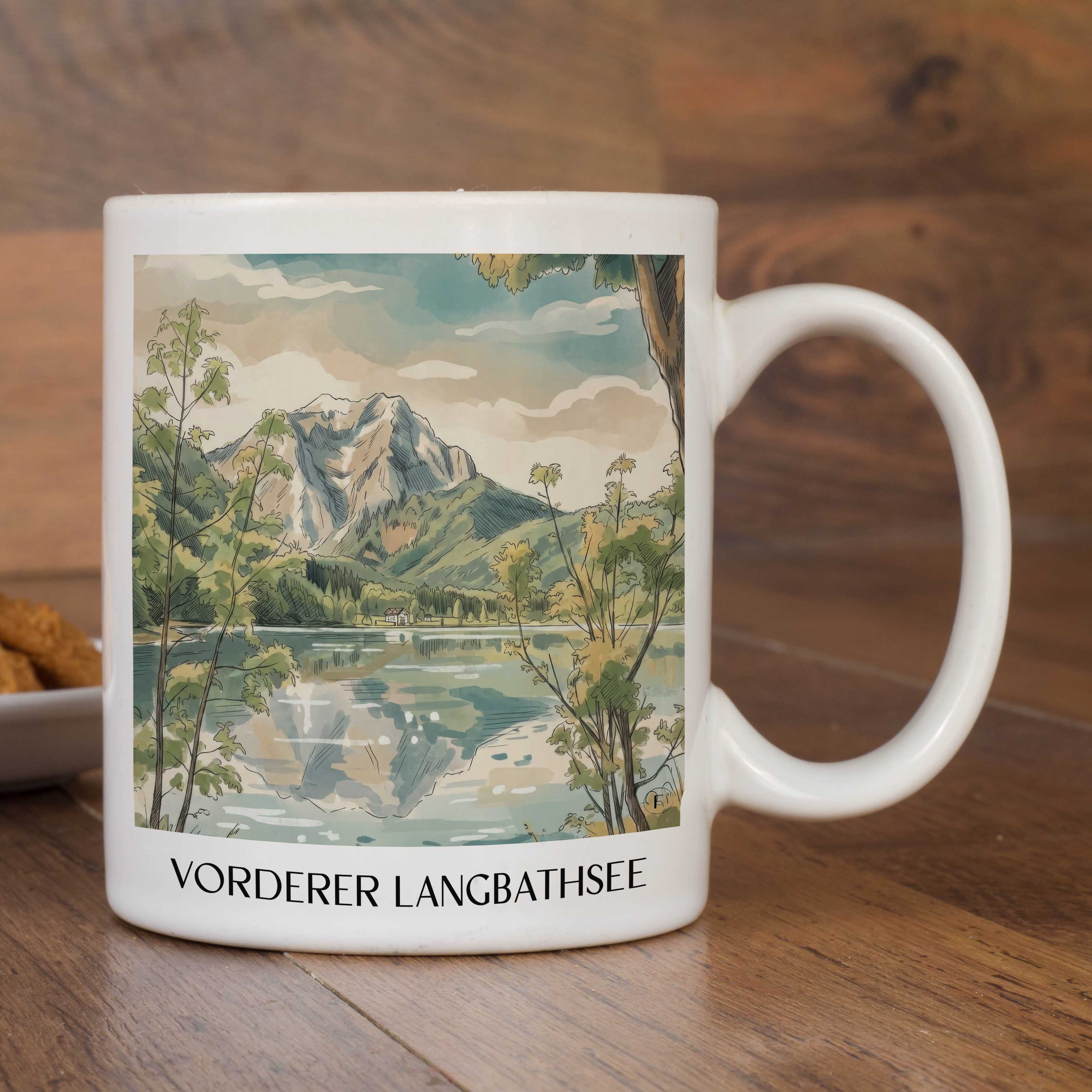 vorderer-langbathsee-österreich-österreich-kaffeebecher-aquarell
