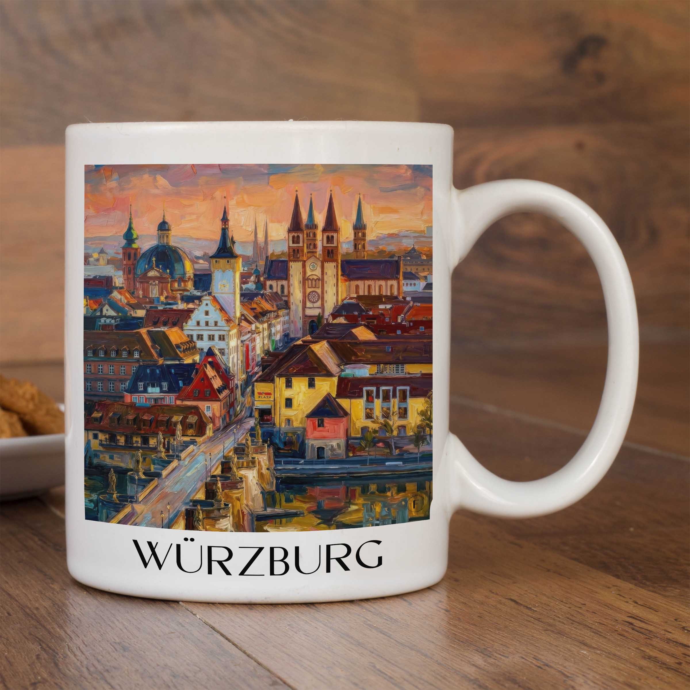 würzburg-franken-deutschland-kaffeebecher-oil-painting-oelgemaelde