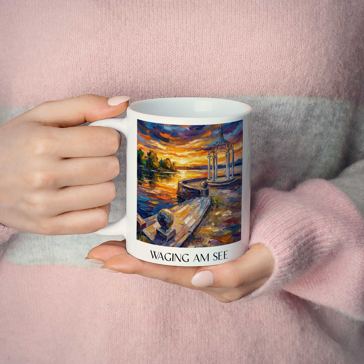 waging-am-see-chiemgau-deutschland-kaffeebecher-oil-painting-oelgemaelde